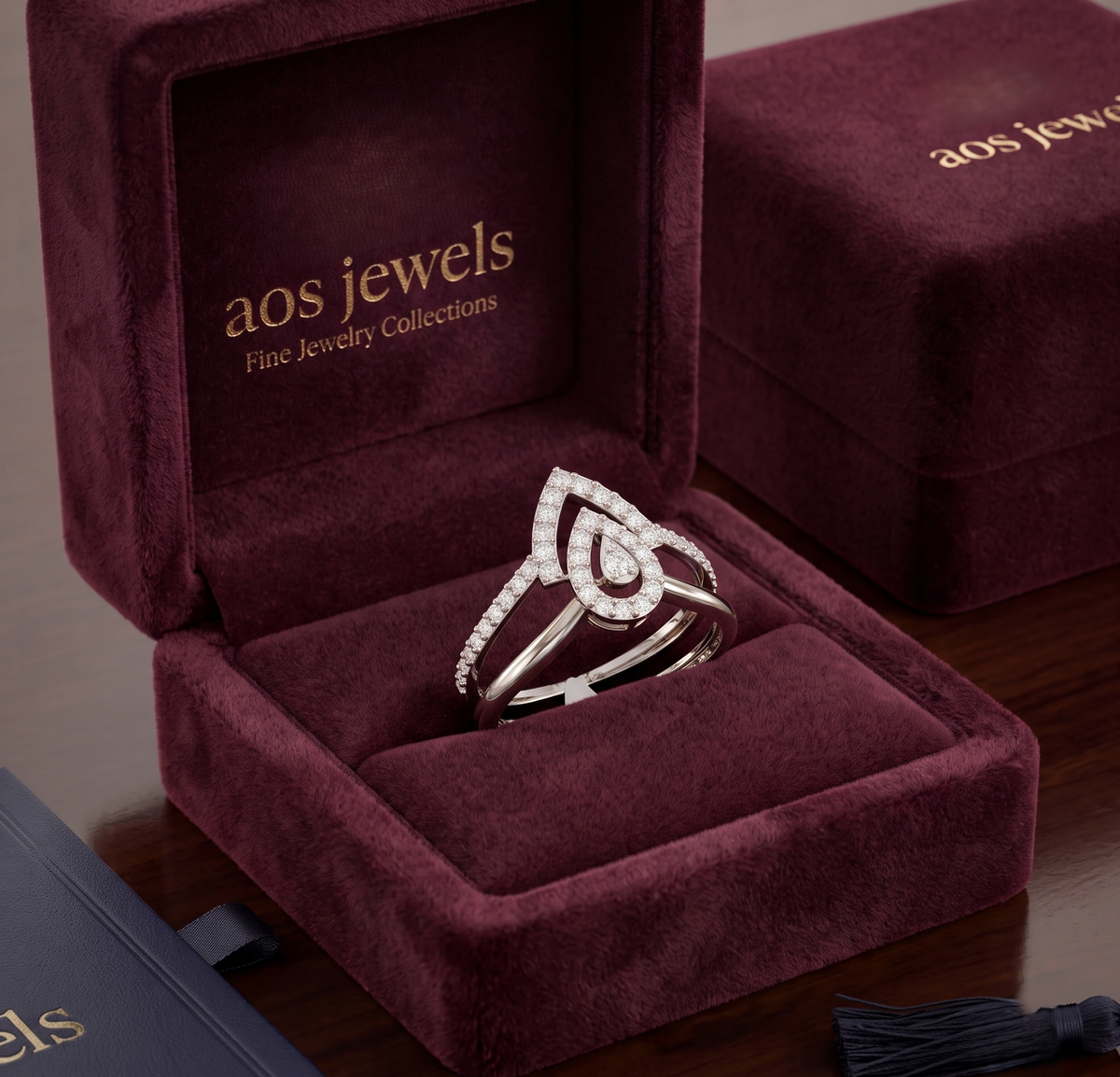 Modern Celestial Contour 925 Silver Ring