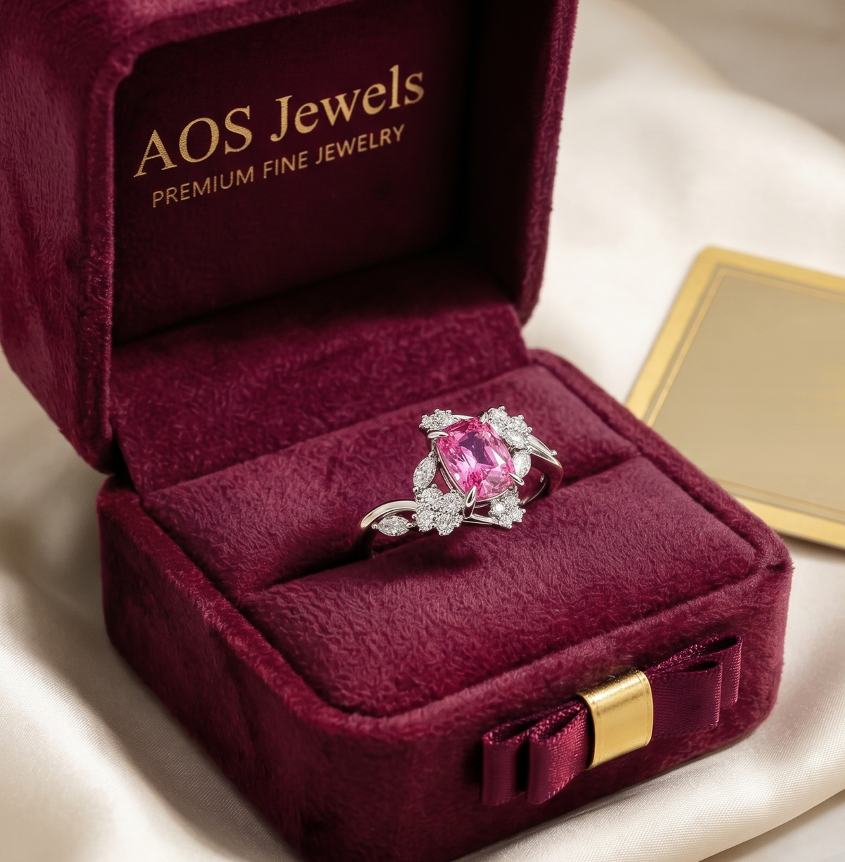 The Silver Fuchsia Garden Ring
