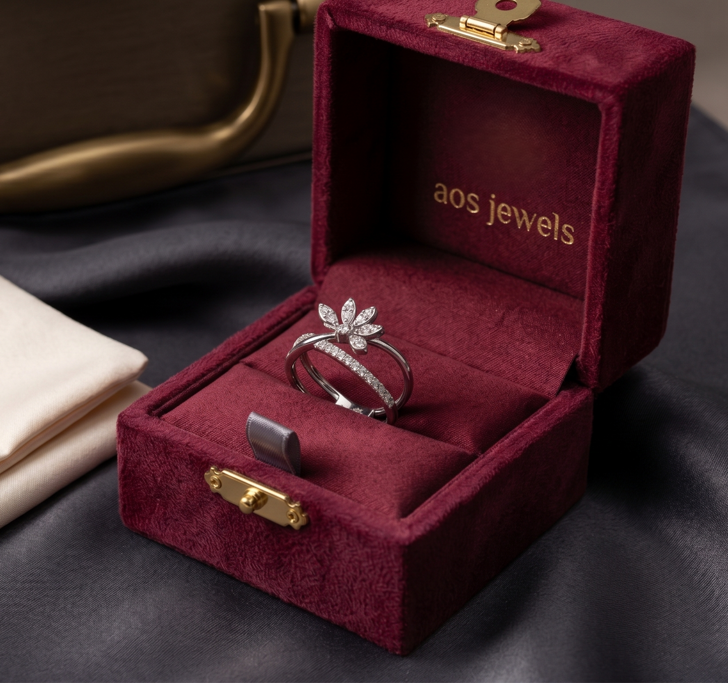 The Enchanted Lotus Bypass Ring