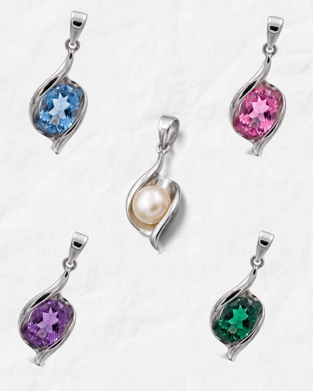 the star shaped 925 silver pendant
