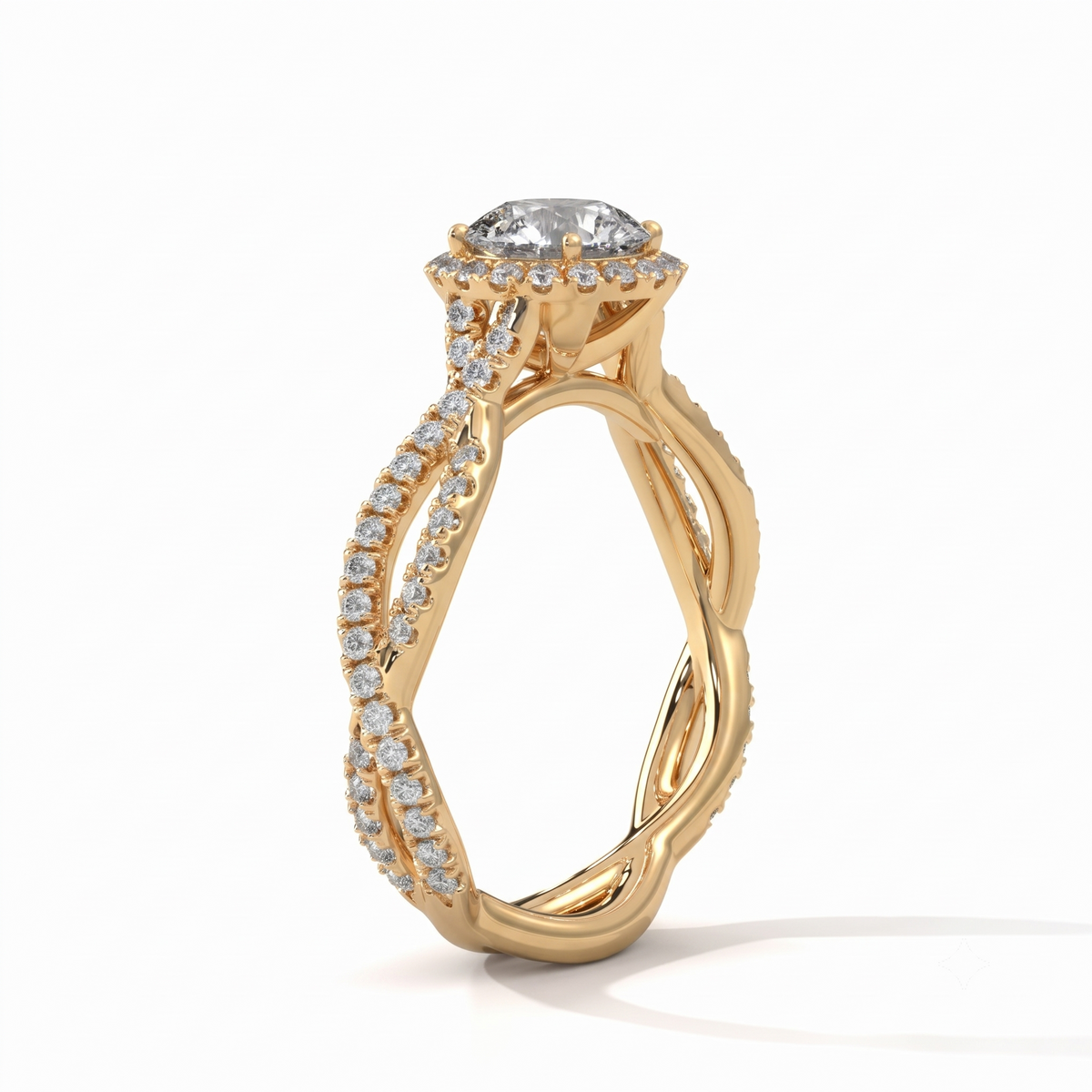 Brilliant Celestial Crown Ring in Sterling Silver