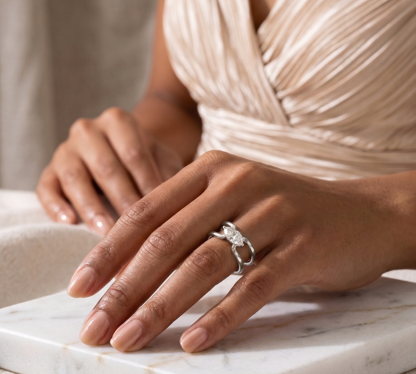 The "Nova" Double Band Silver Ring
