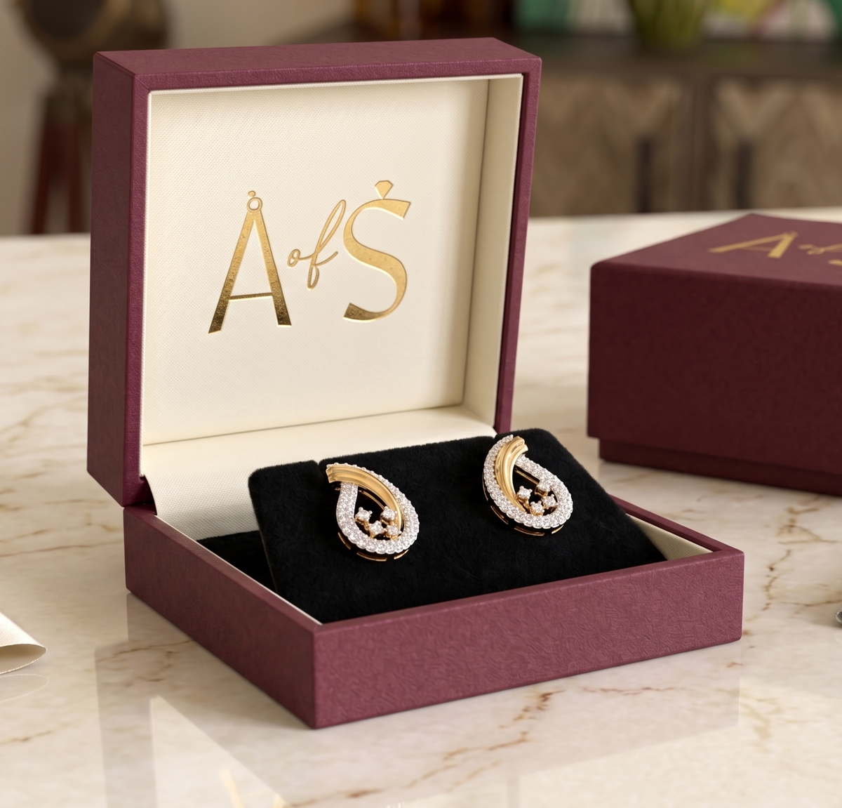 The Lumina Wave Silver Earrings