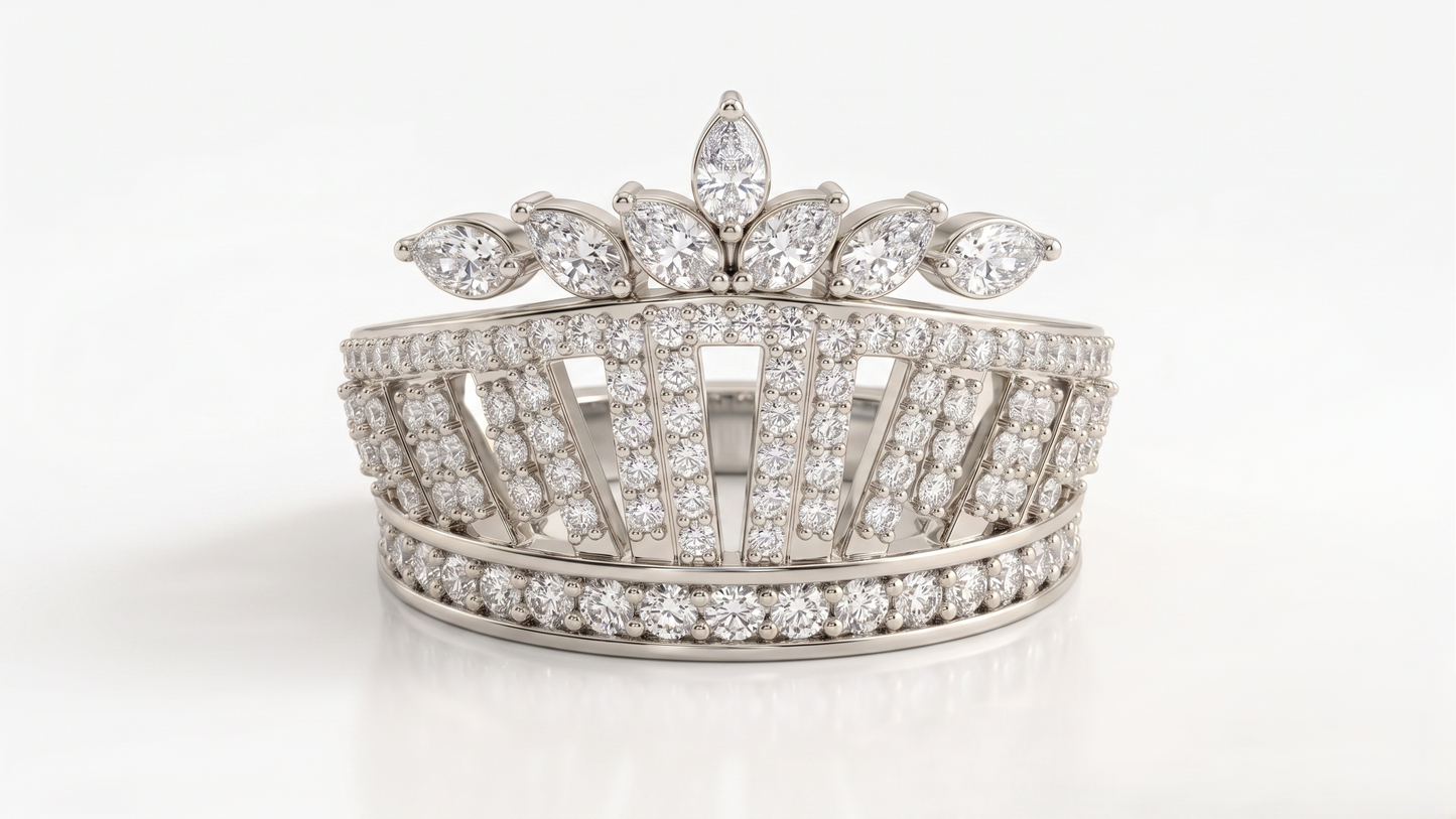 The Crown 925 Silver Ring