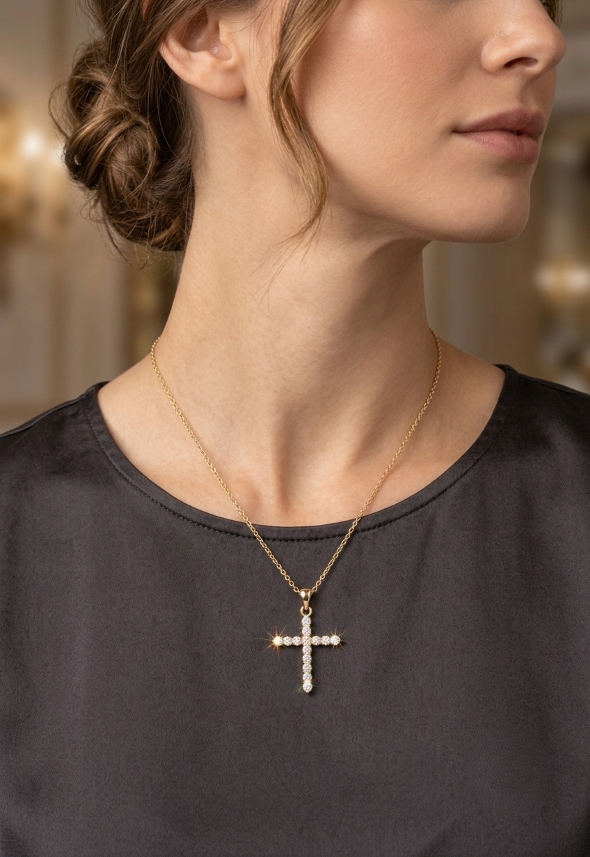 The Cross Silver Chain Pendant