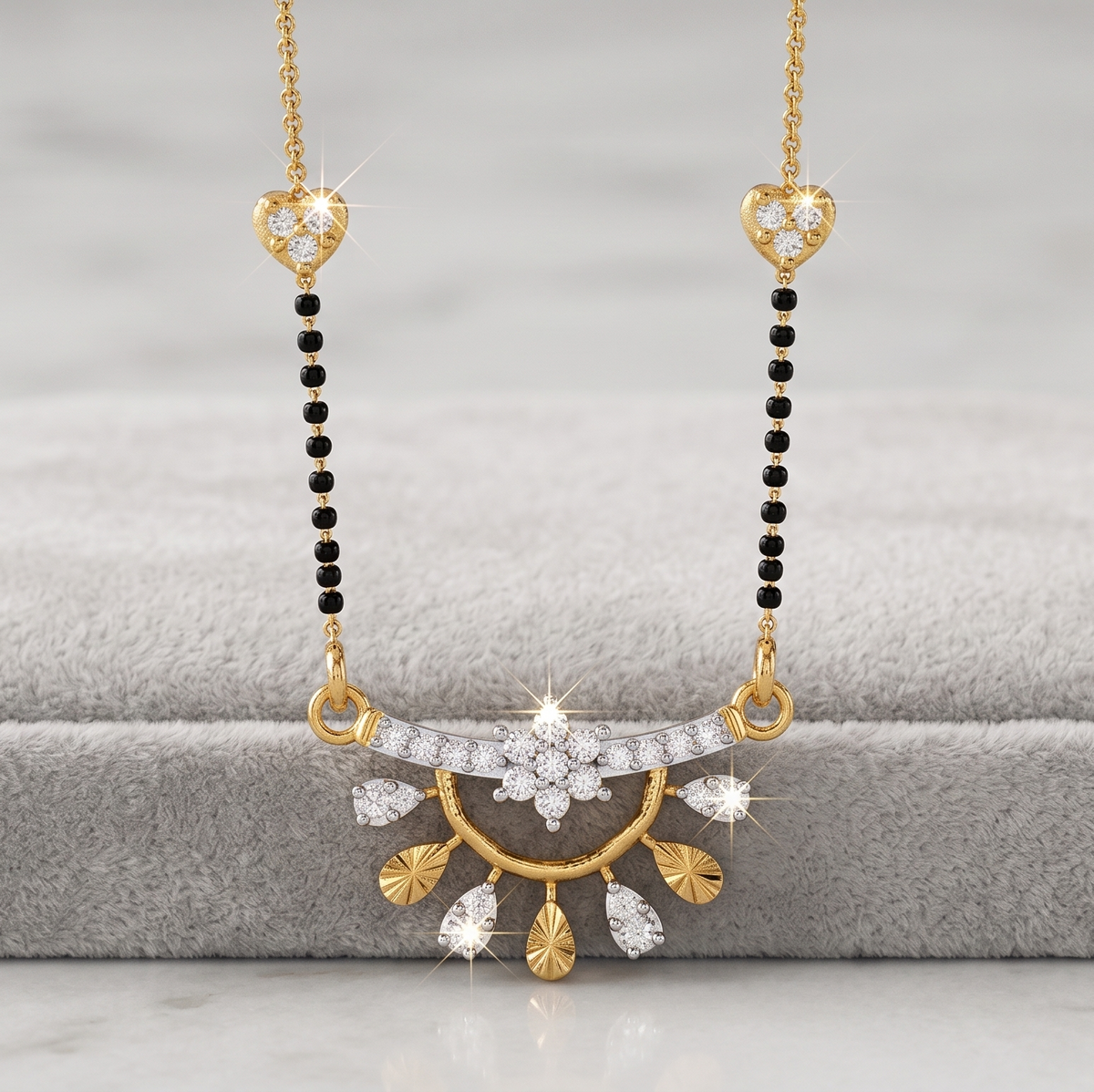 The Radiant Canopy Silver Mangalsutra