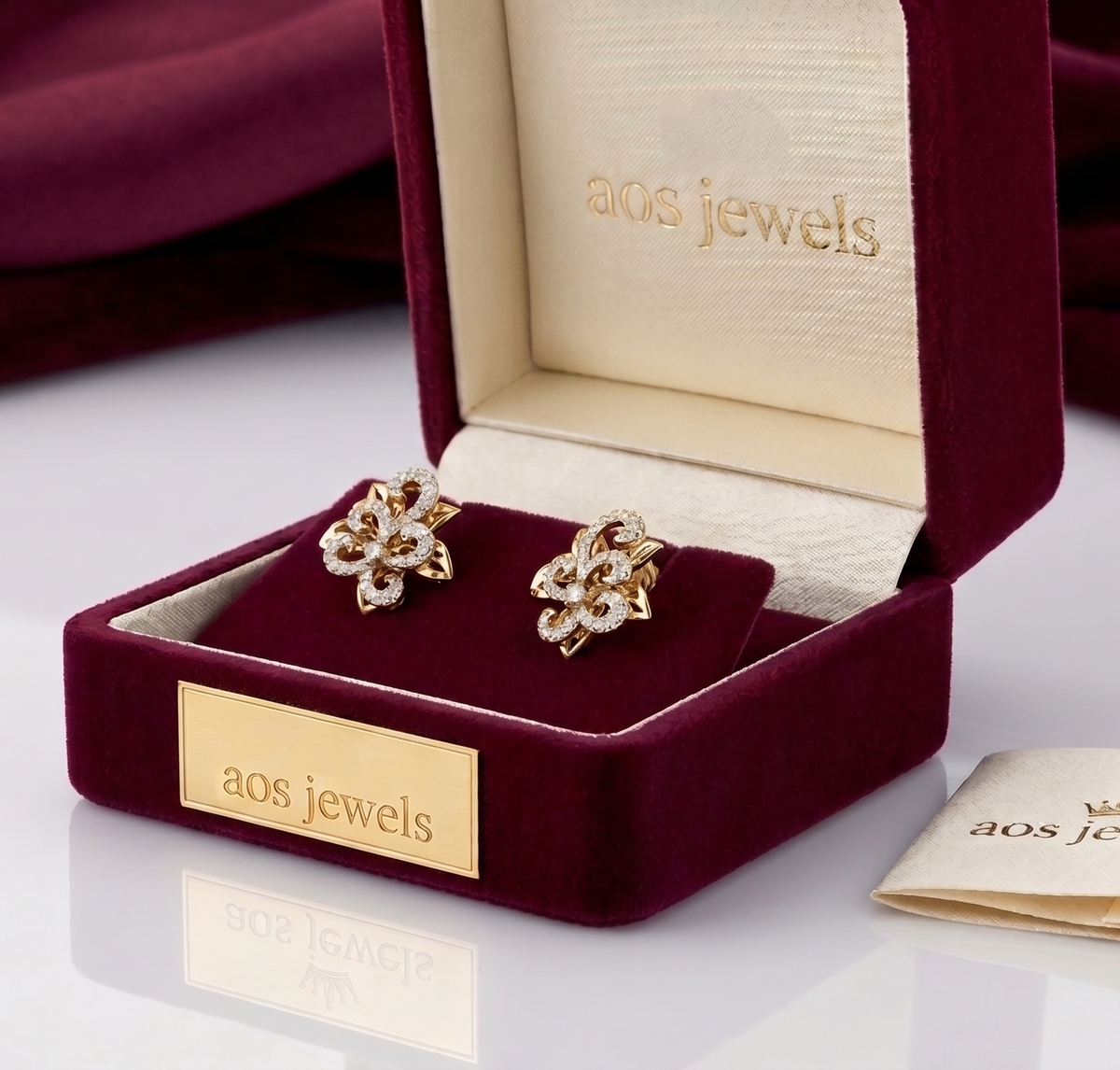 The Enchanted Lotus Silver Earrings