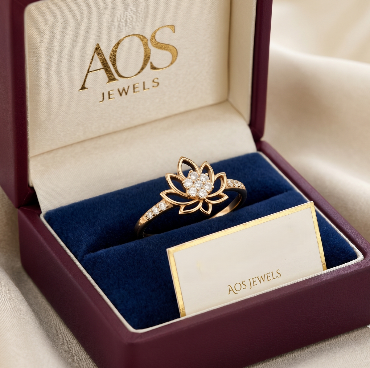 The Sterling Silver Lotus Bloom Ring