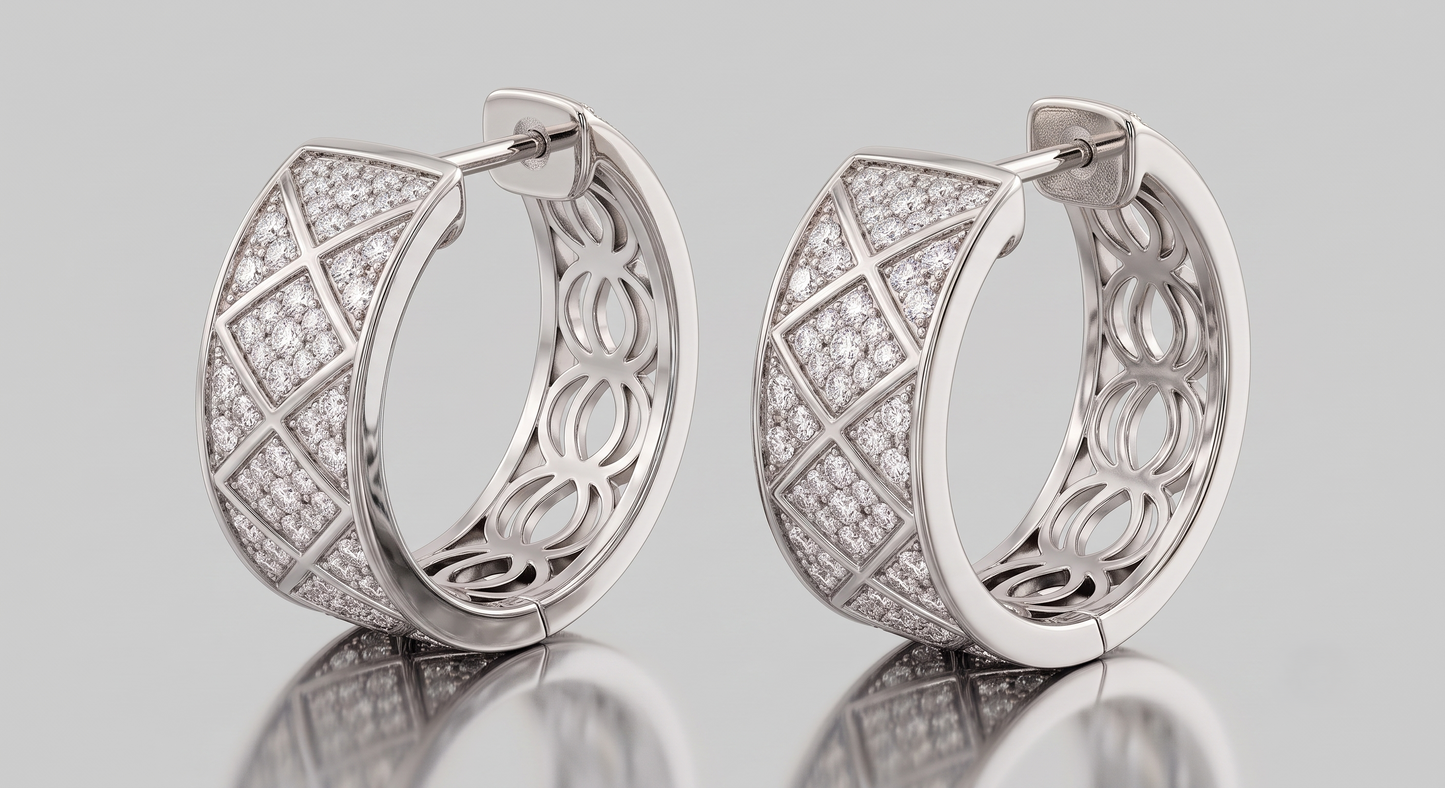 The 925 Silver Hook Earring