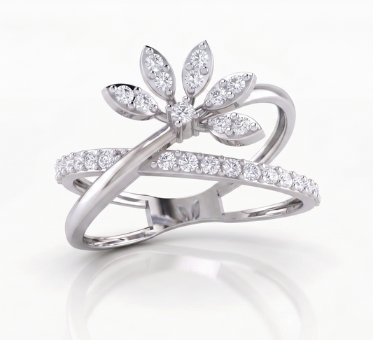 The Enchanted Lotus Bypass Ring