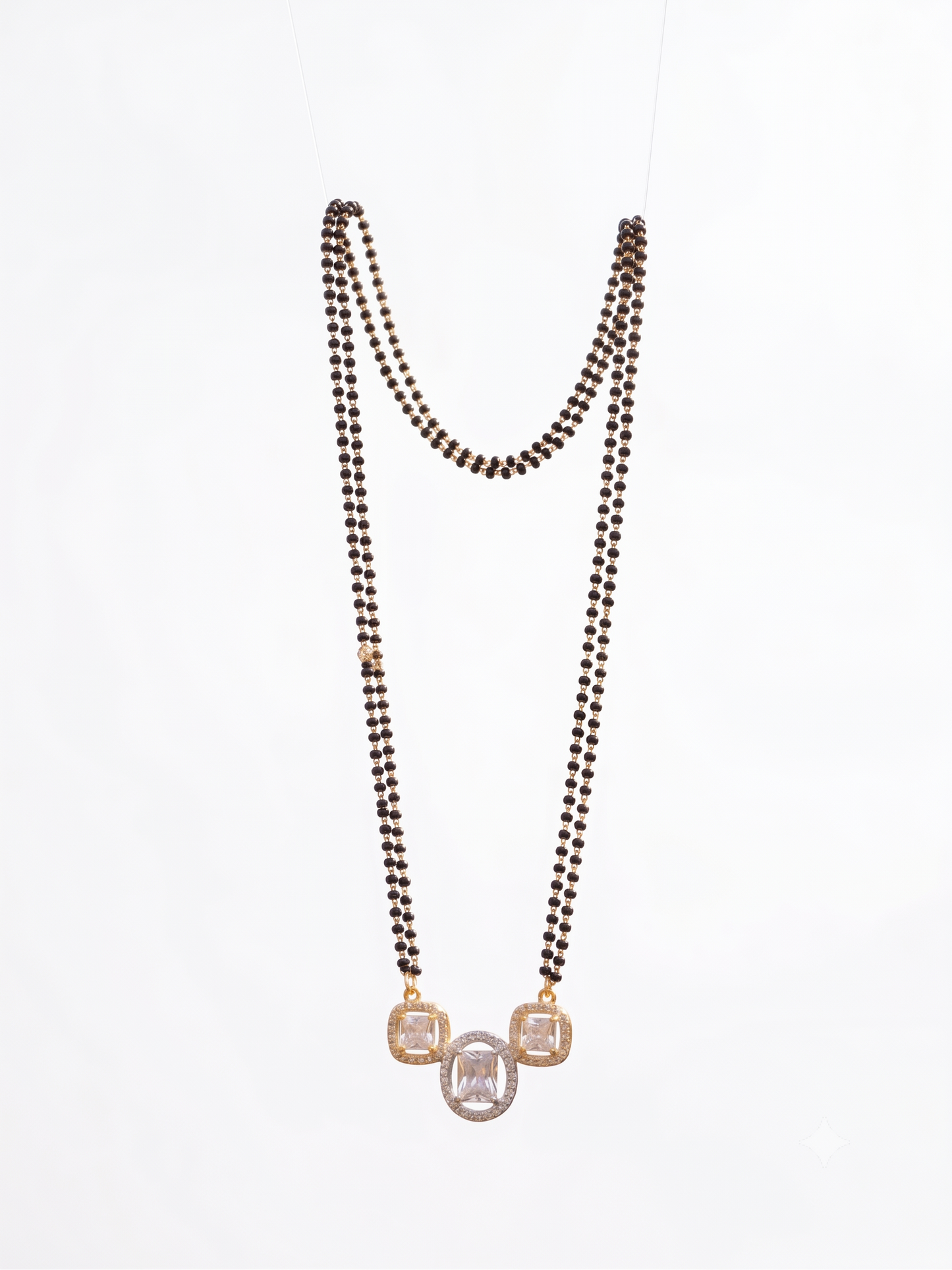 The Mangalsutra in 925 Silver Gold & White Plated