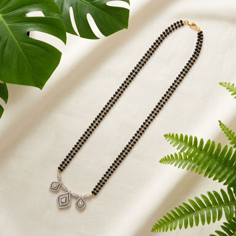 The premiunm 925 Silver Mangalsutra