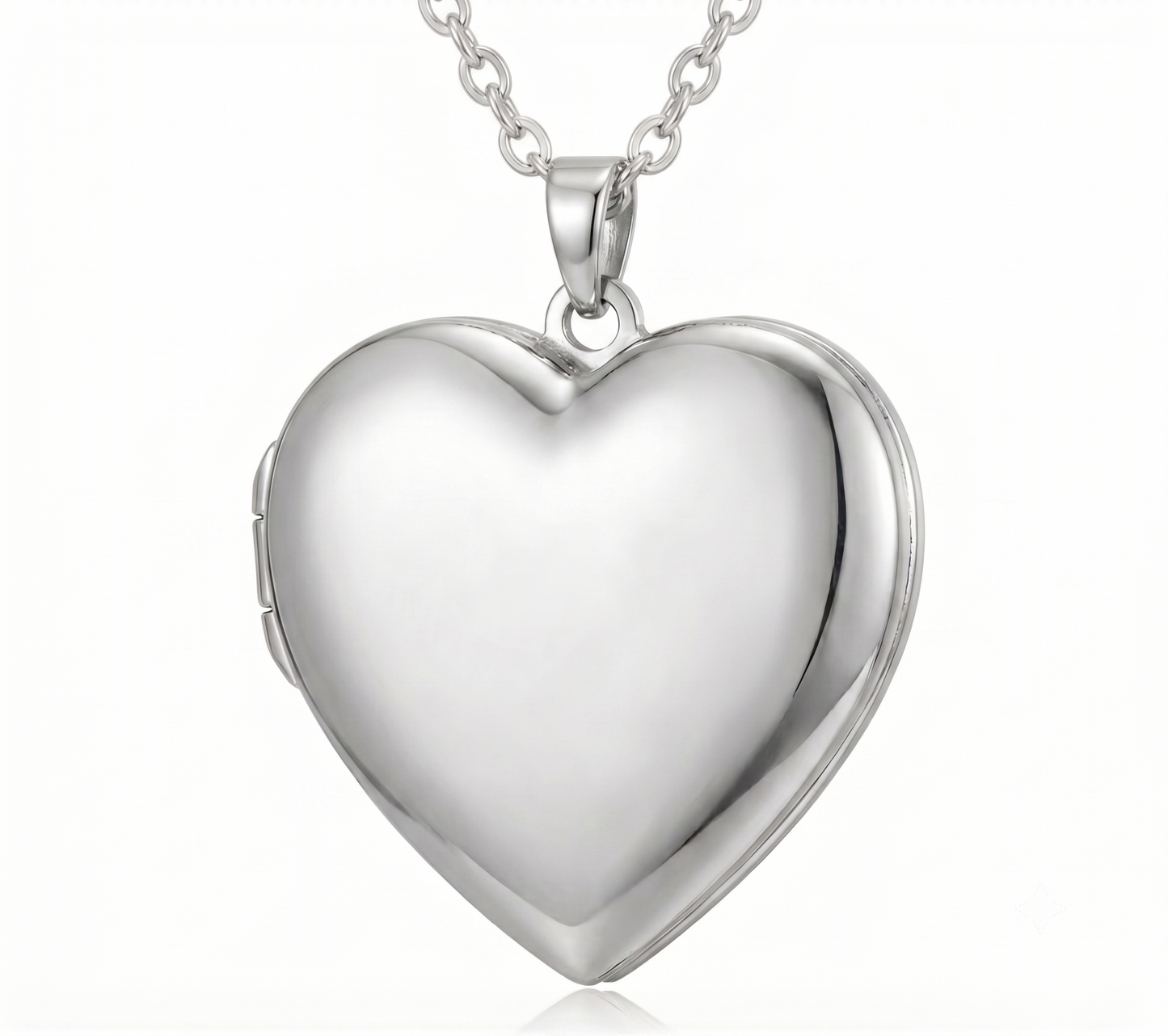 The Couple Image Silver Chain Pendant