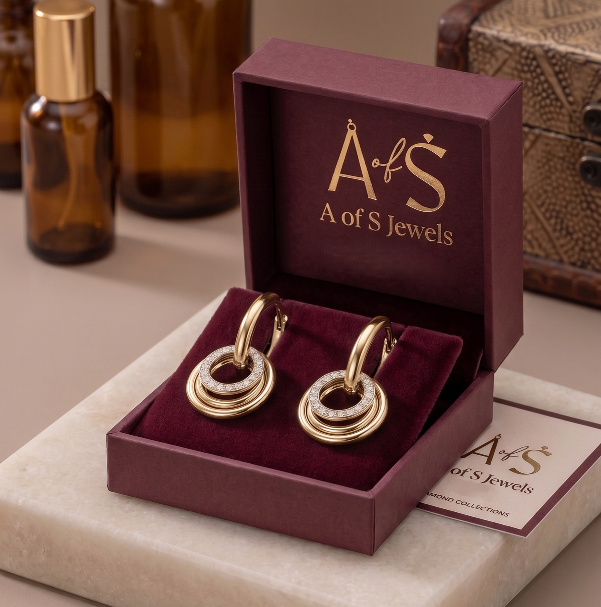 The Infinity Loop Silver Hoop Earrings