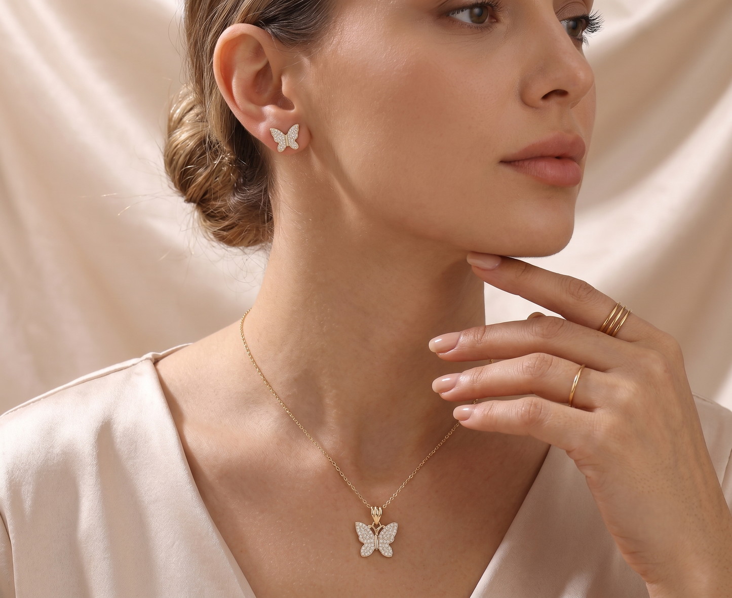 The Butterfly 925 Silver Chain Pendant