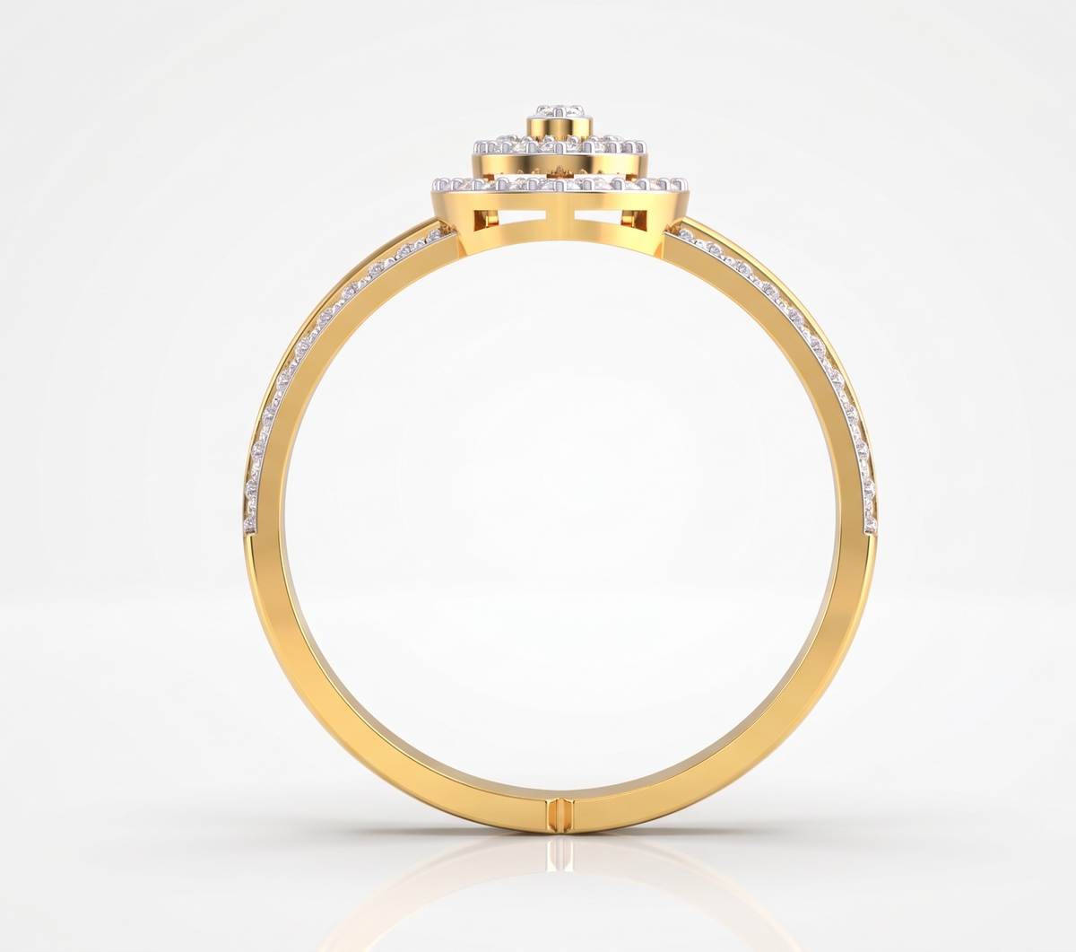 Modern Celestial Contour 925 Silver Ring