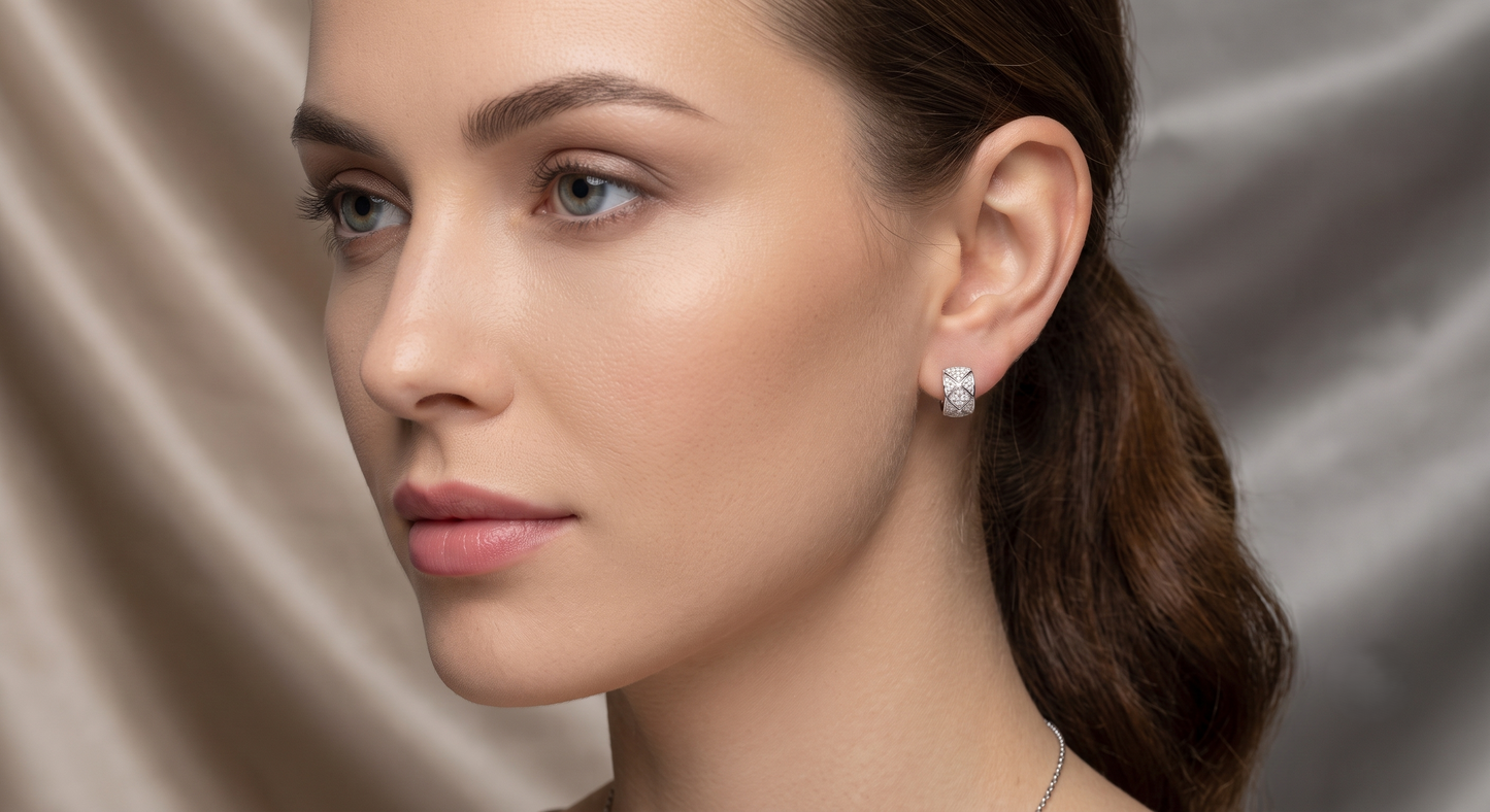 The 925 Silver Hook Earring