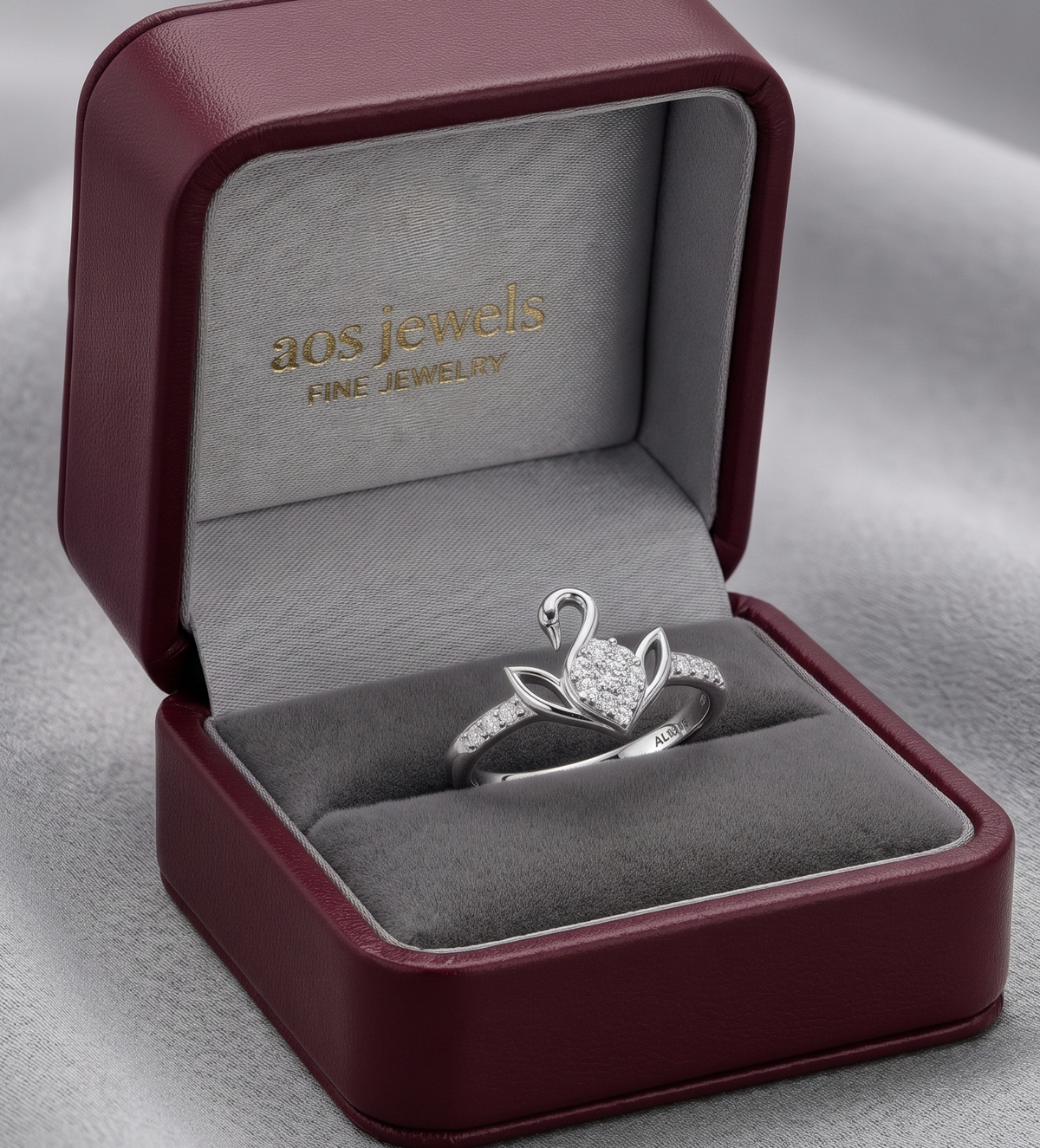 The Sterling Silver Swan Ring