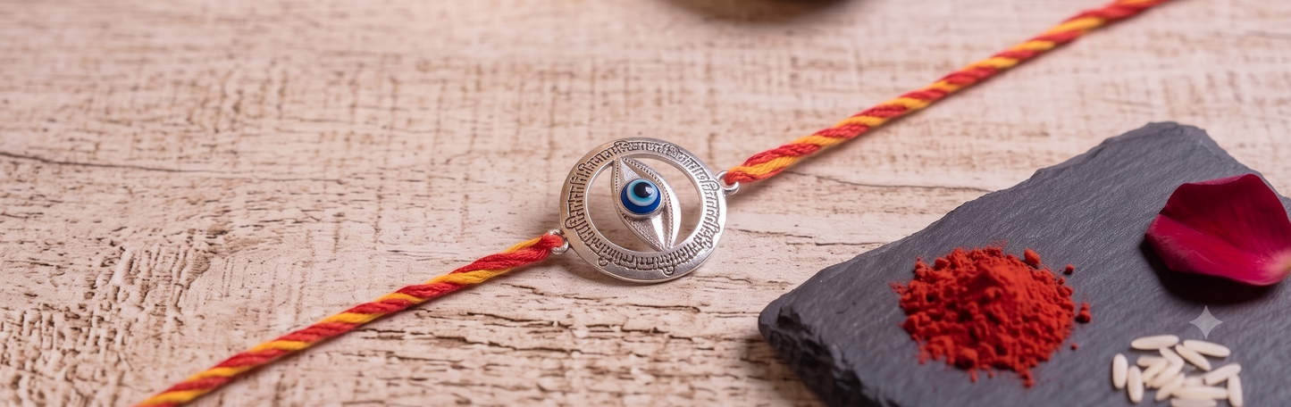 The Evil Eye 925 Silver Rakhi