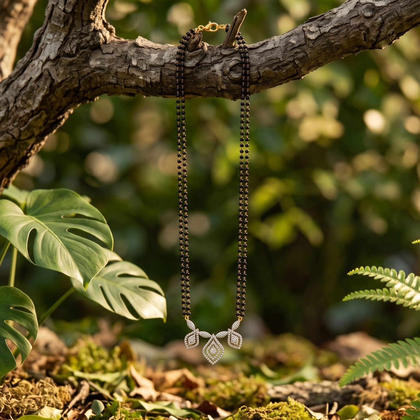 The premiunm 925 Silver Mangalsutra