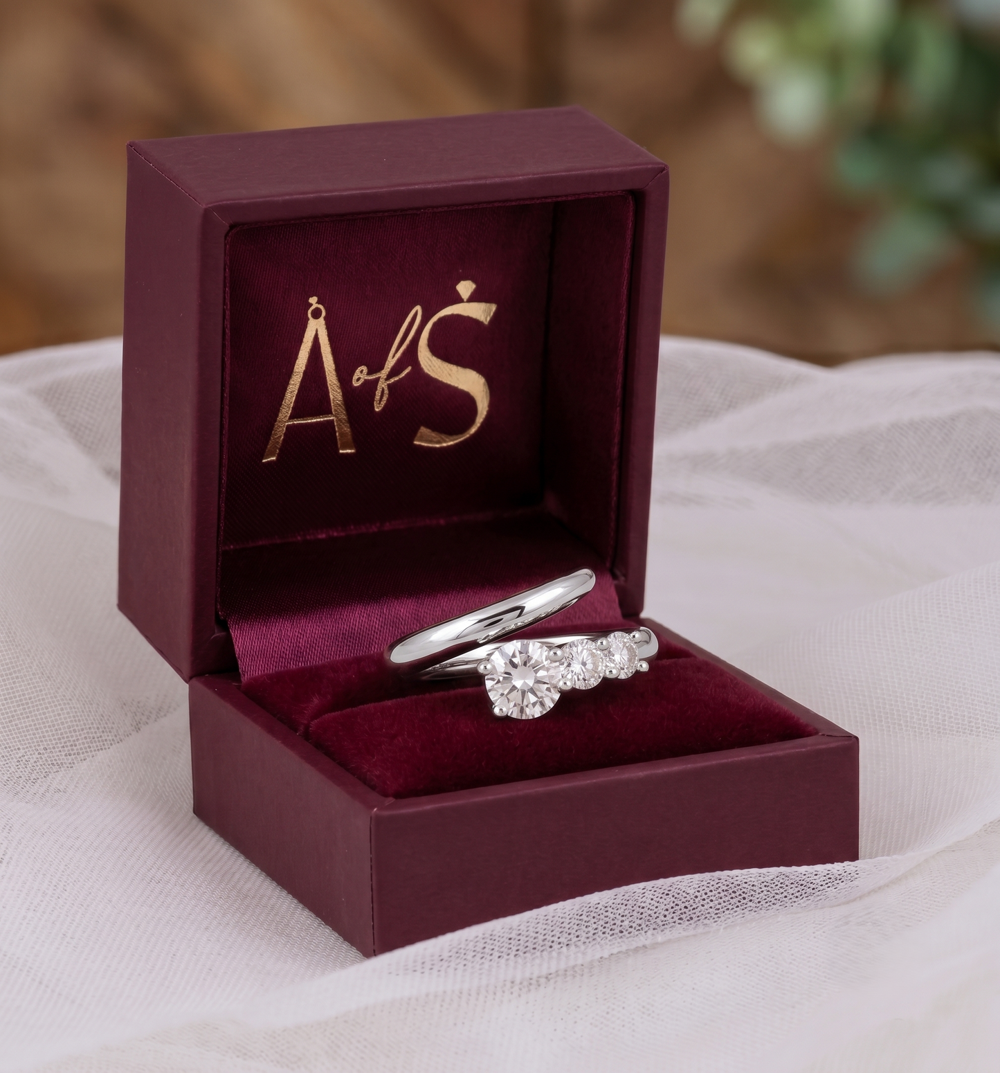 The Asymmetric Trio Wrap Silver Ring