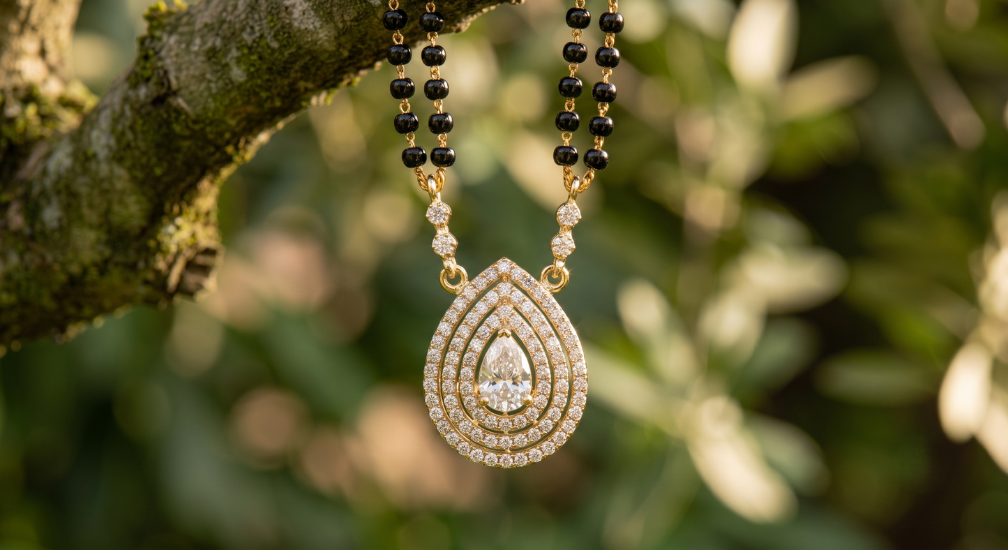 The Uniqe 925 Silver Mangalsutra