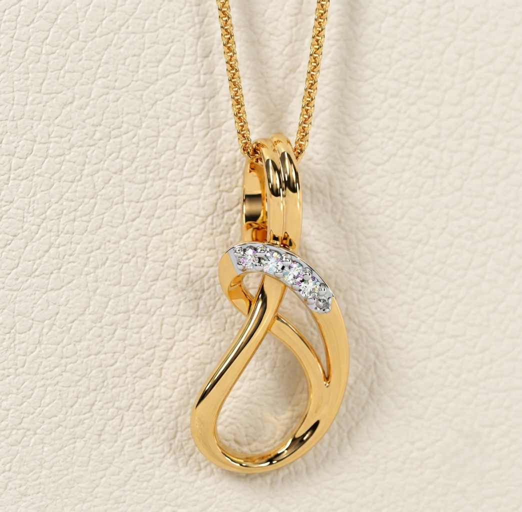 The Gold Plated 925 Silver Pendant