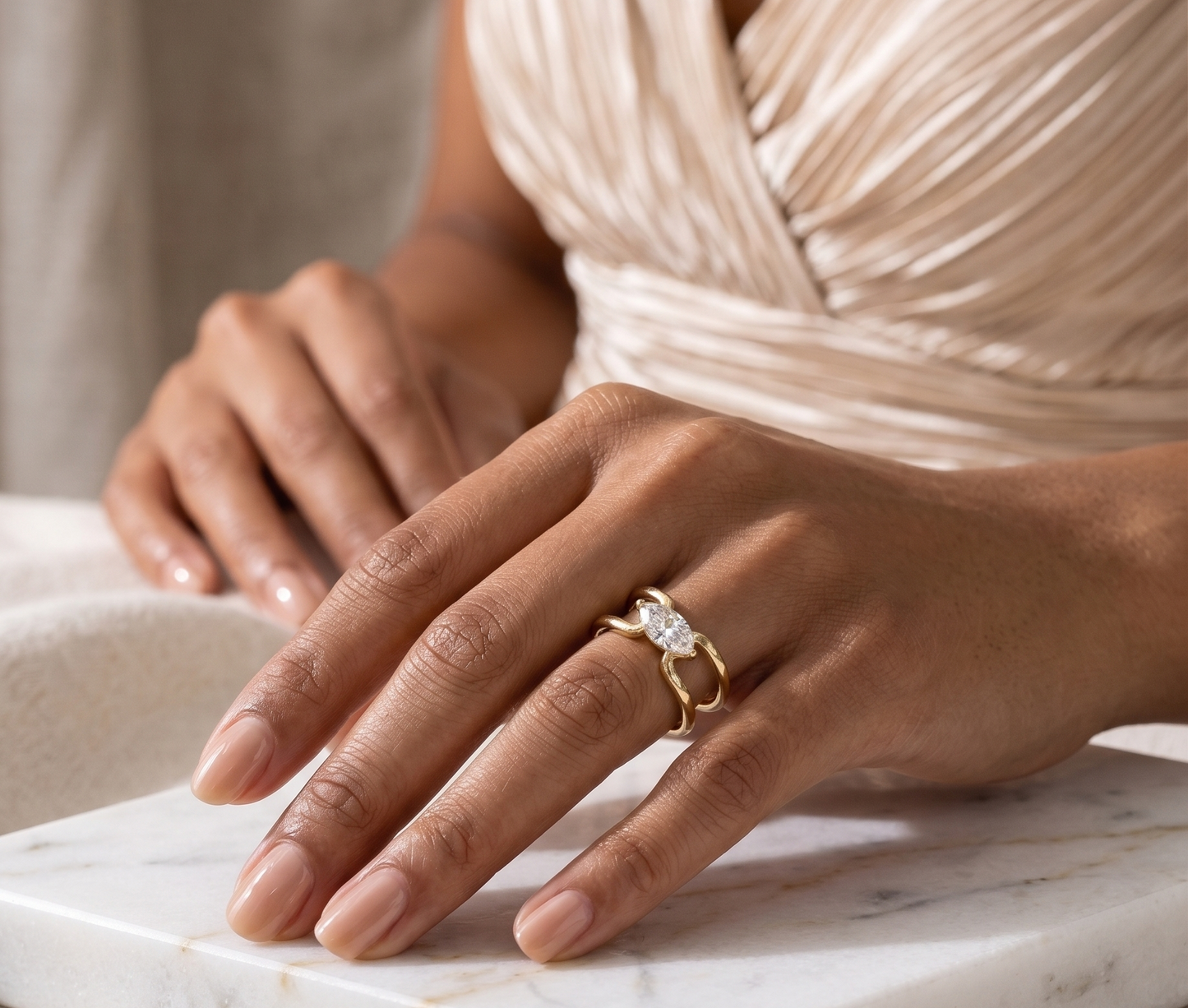 The "Nova" Double Band Silver Ring