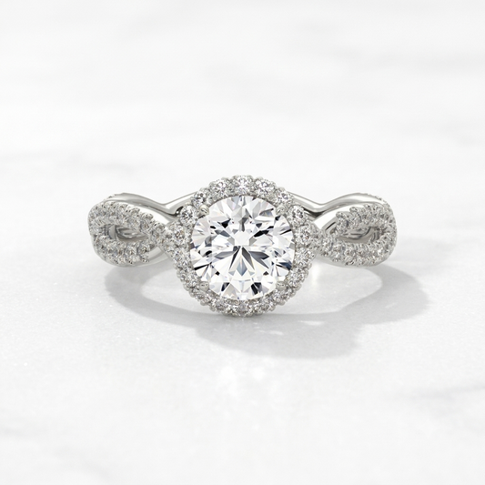 Brilliant Celestial Crown Ring in Sterling Silver