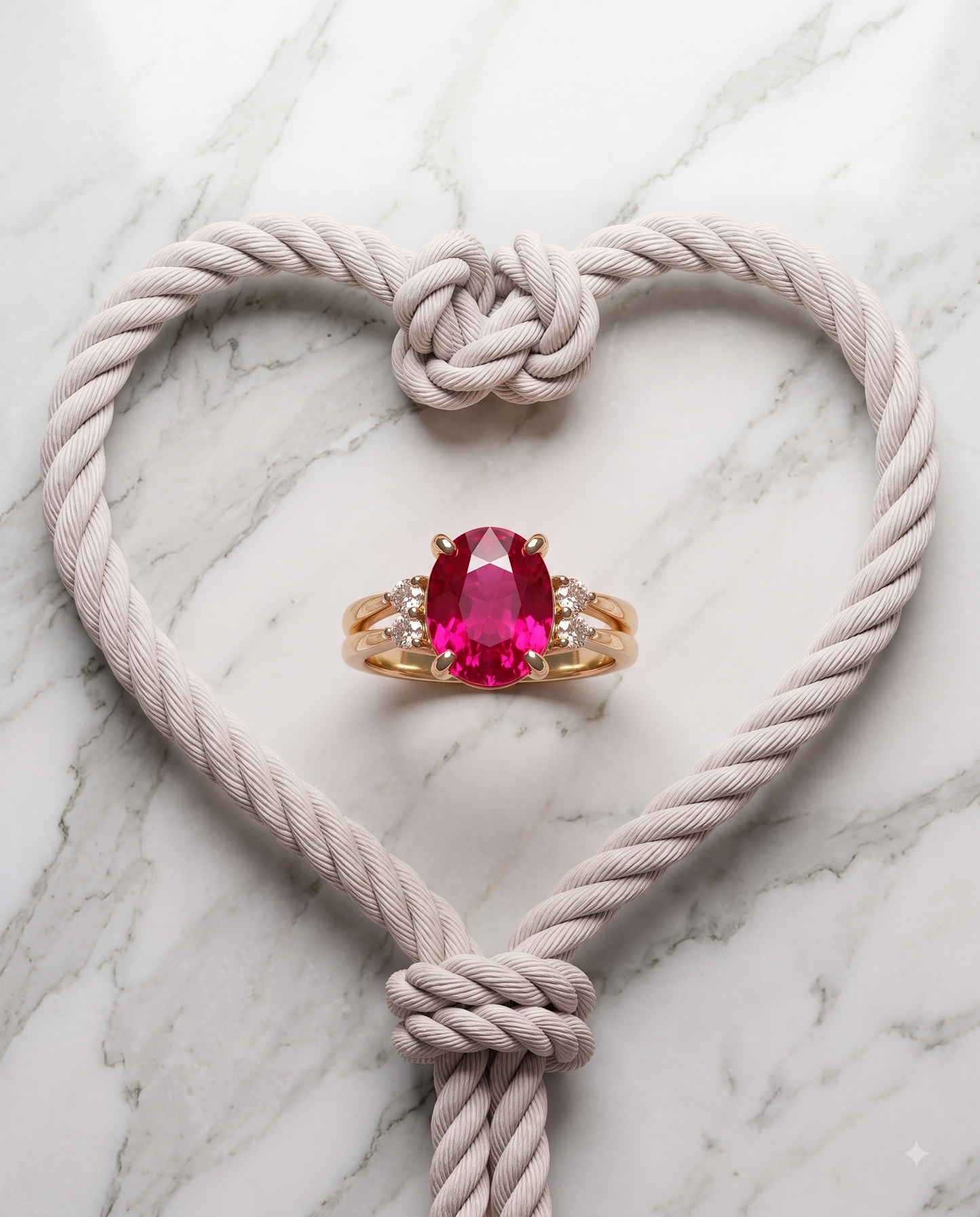 Classic Oval Ruby Statement Ring