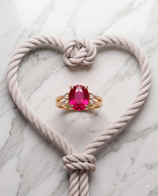 Classic Oval Ruby Statement Ring