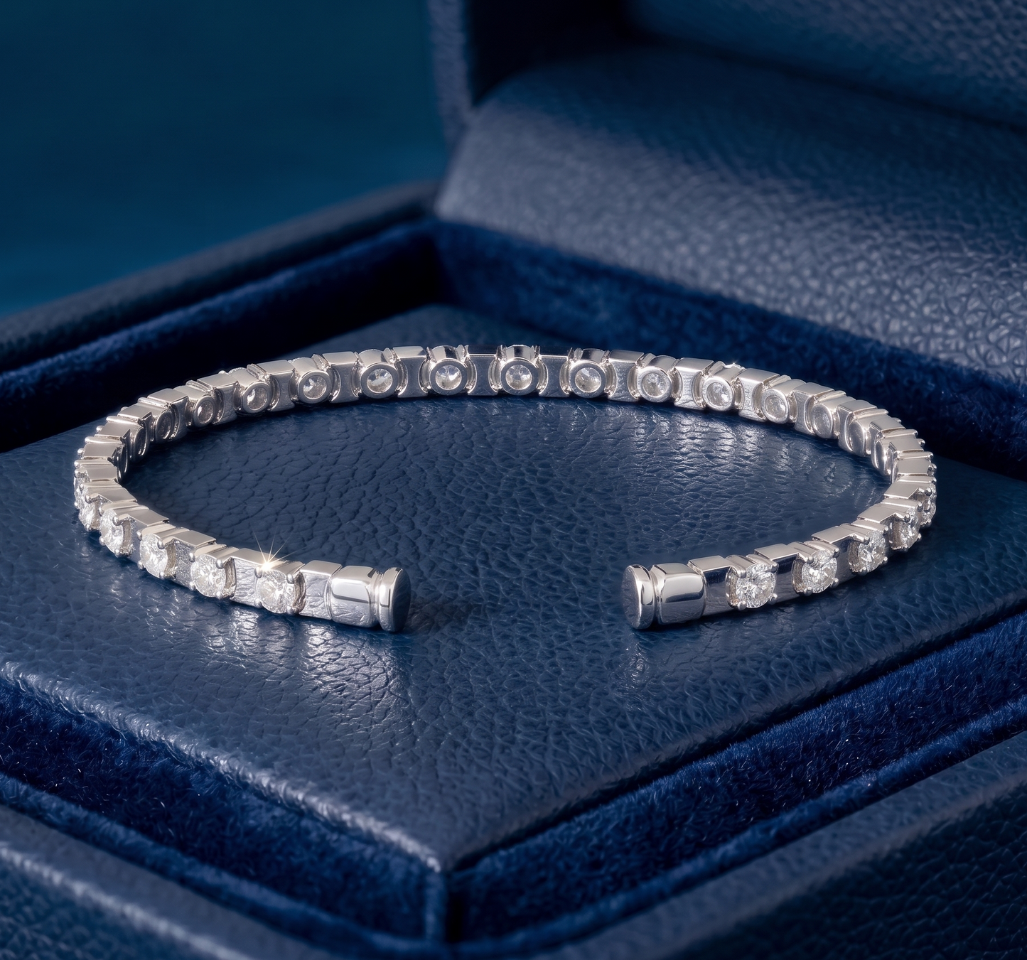 The Aurora Silver Tennis Bracelet
