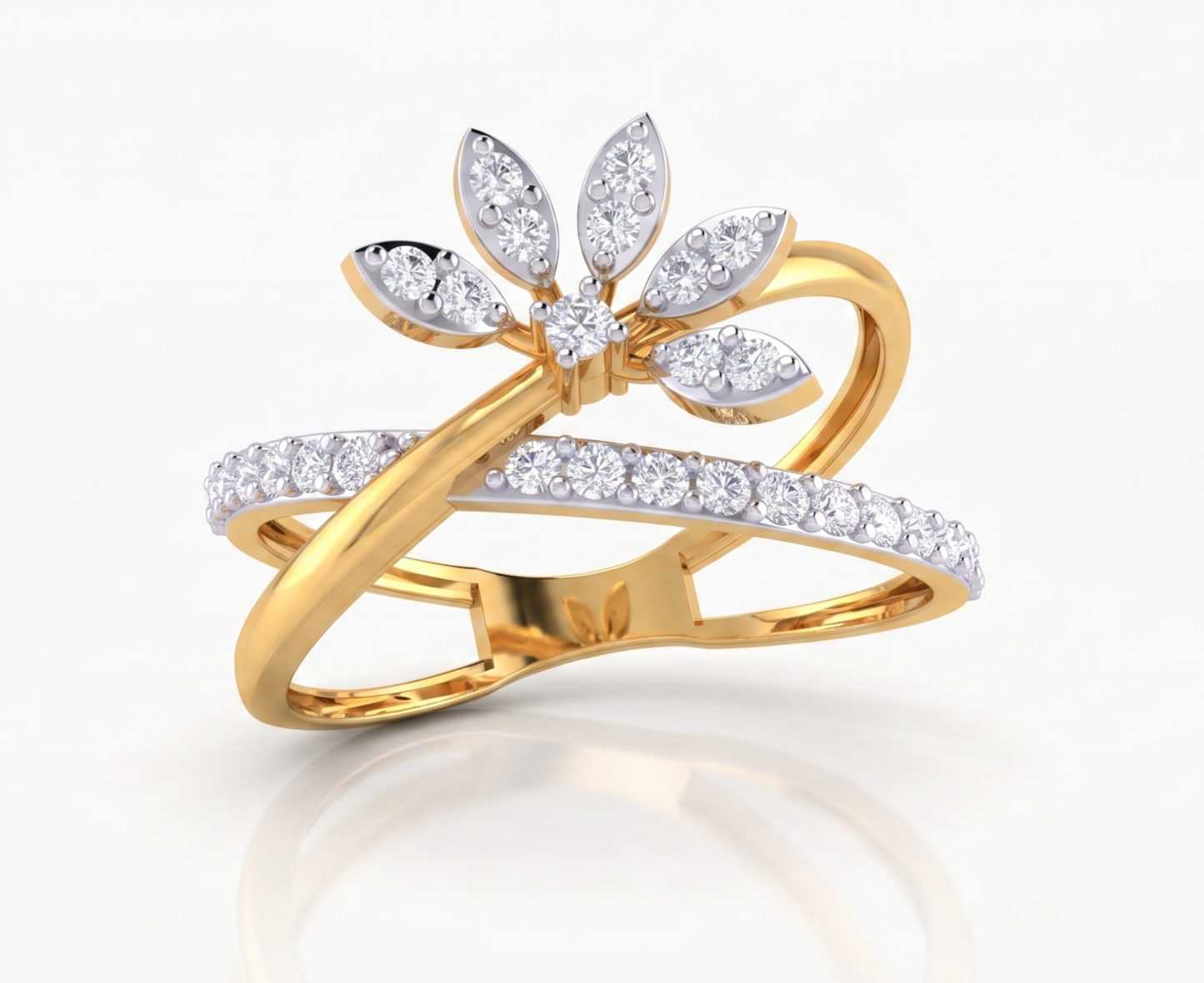 The Enchanted Lotus Bypass Ring
