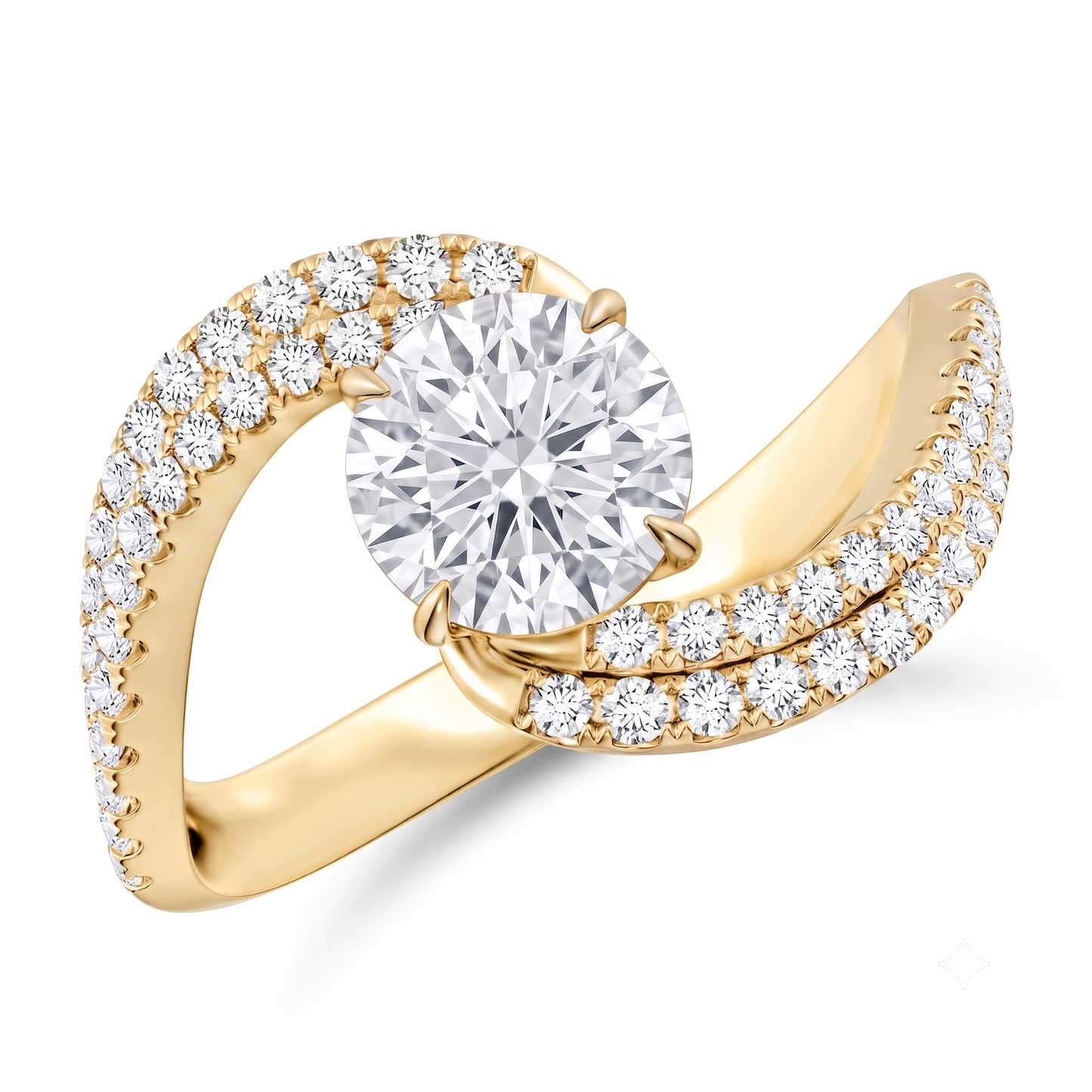 The Twist Ring In 925 Silver Ring