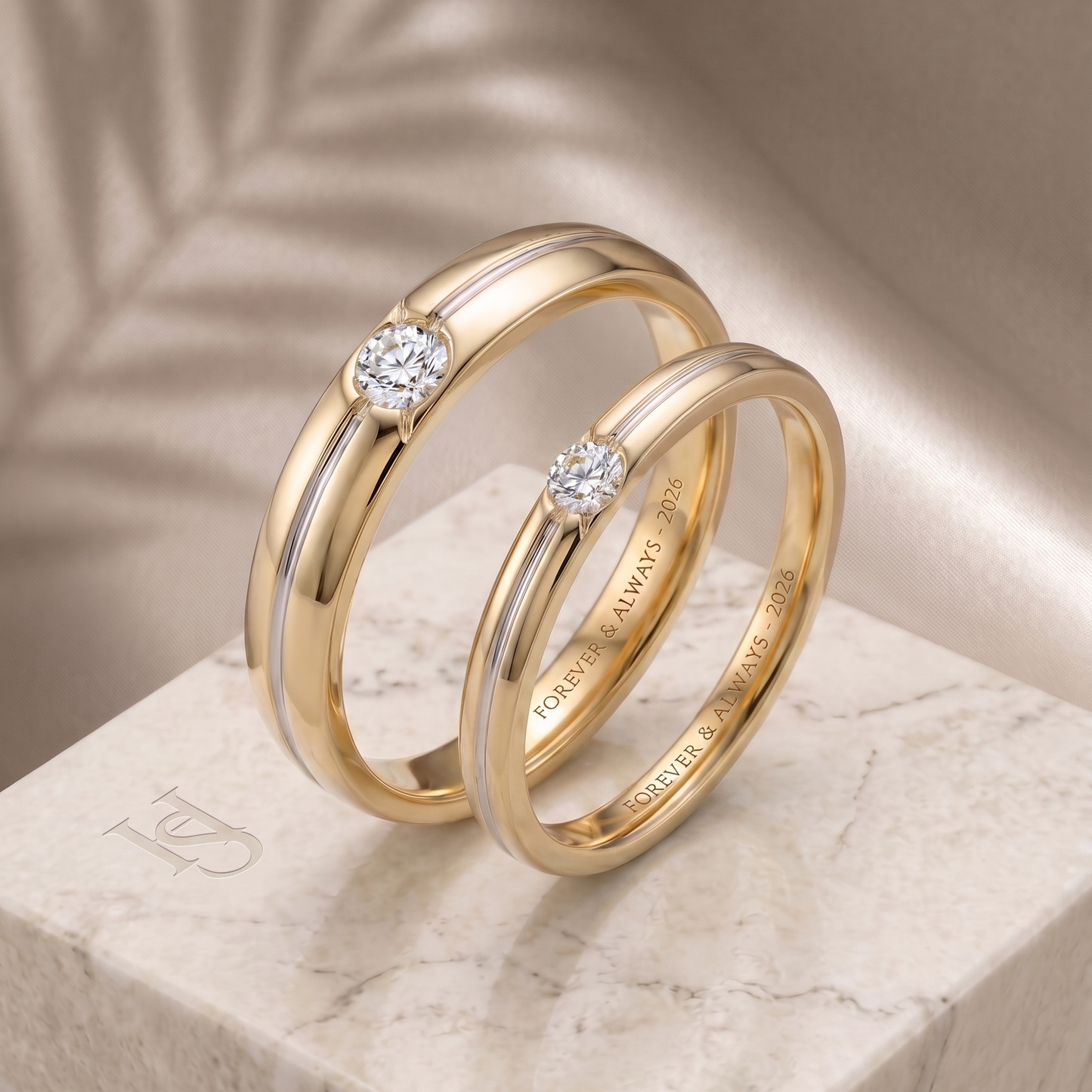 A couple Band Gold Plated