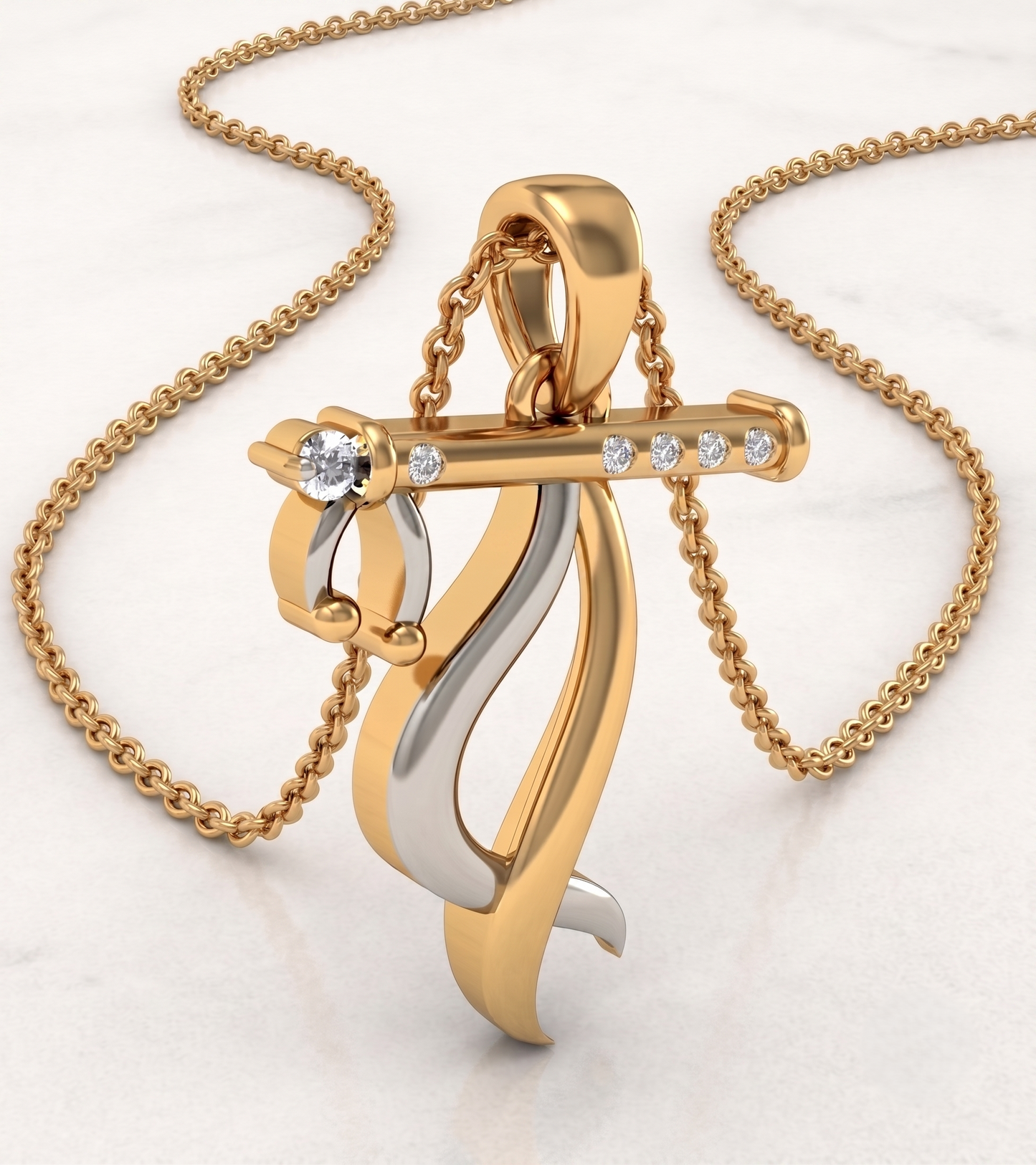 The Lord Krishna Flute 925 Chain Pendant