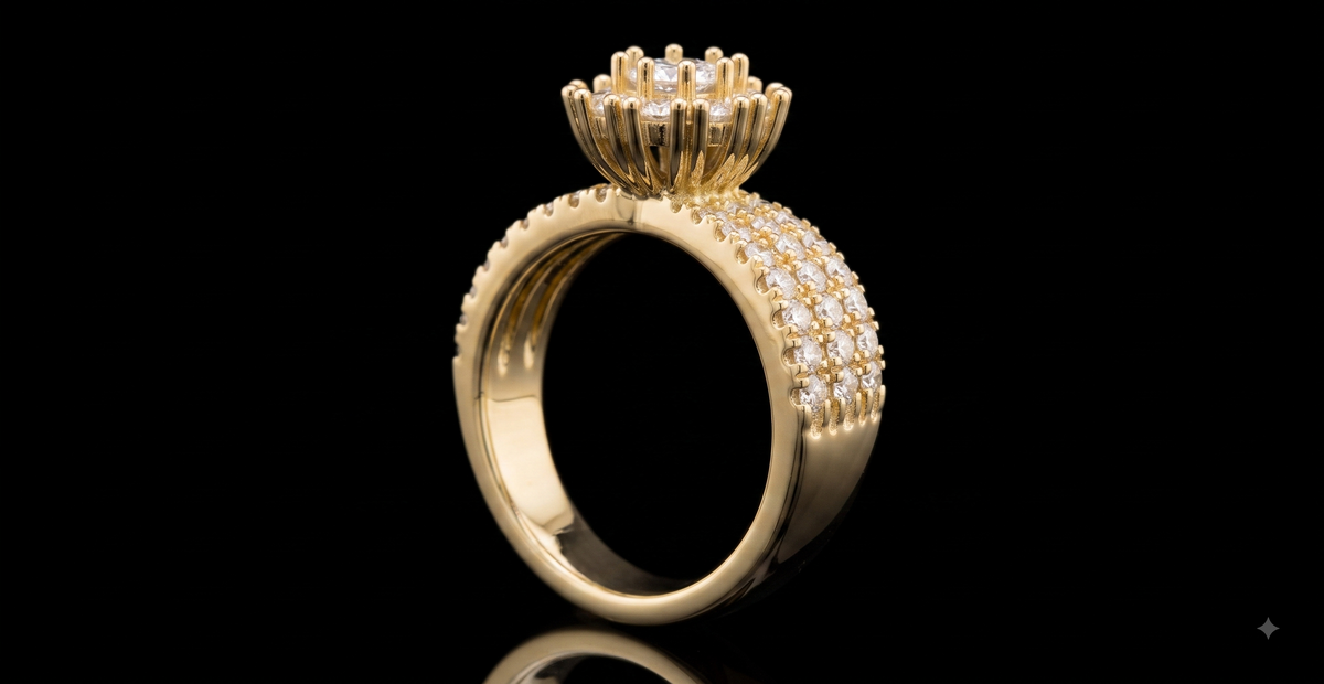 The Modernist Geometric Silver Ring