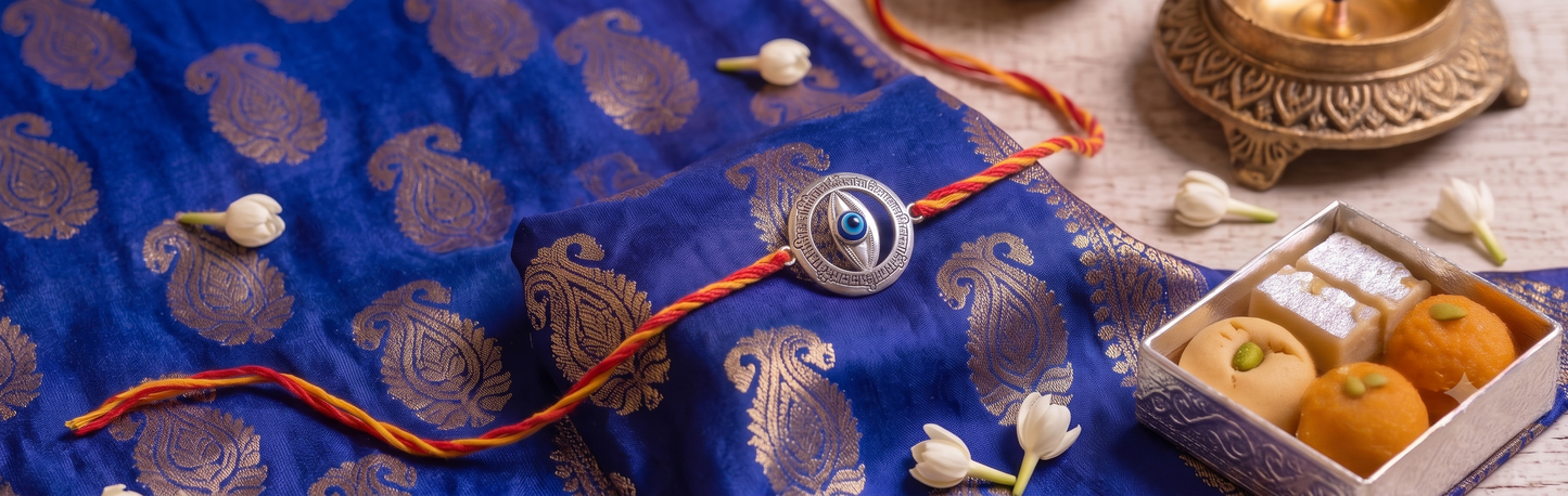 The Evil Eye 925 Silver Rakhi