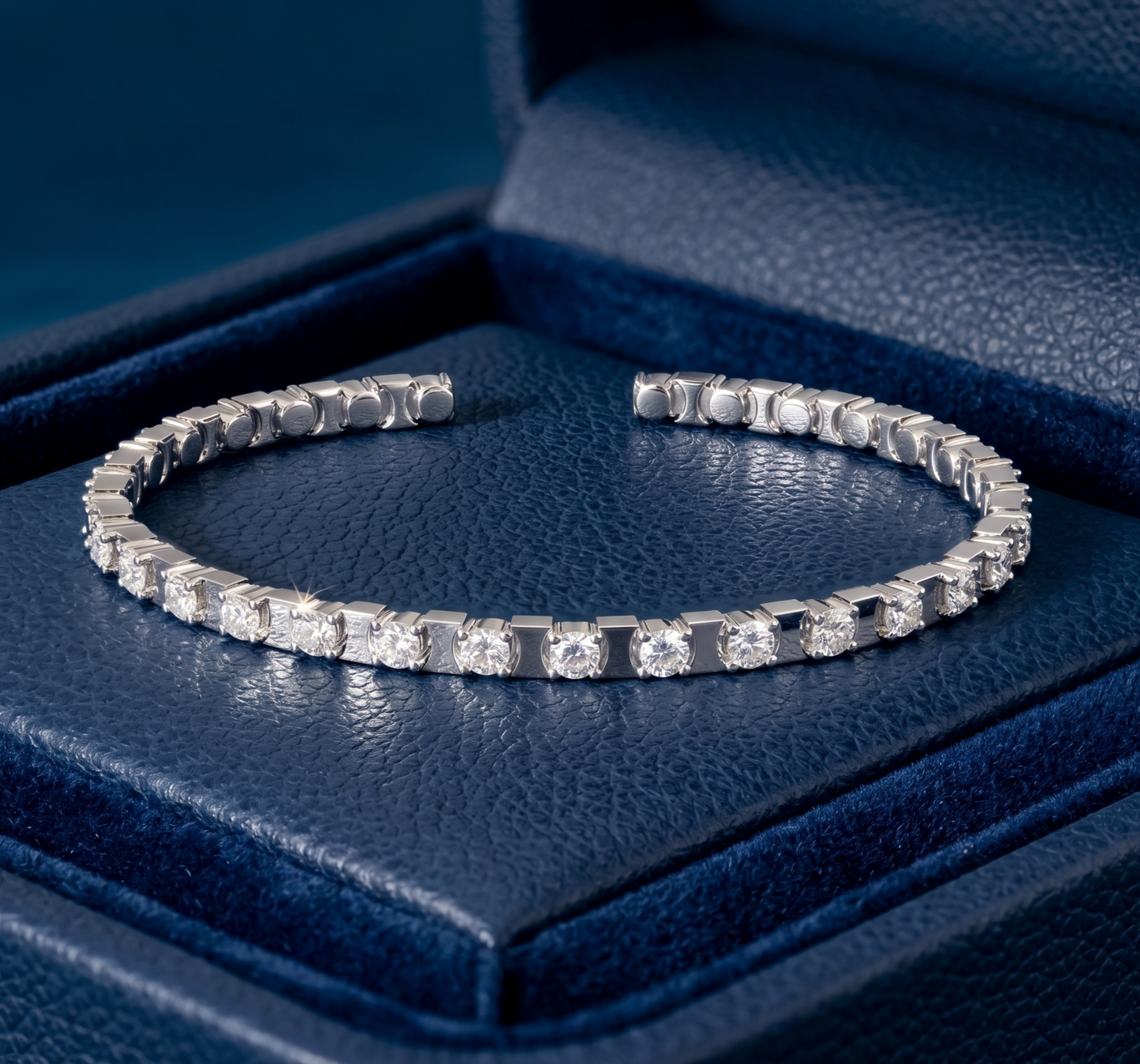The Aurora Silver Tennis Bracelet
