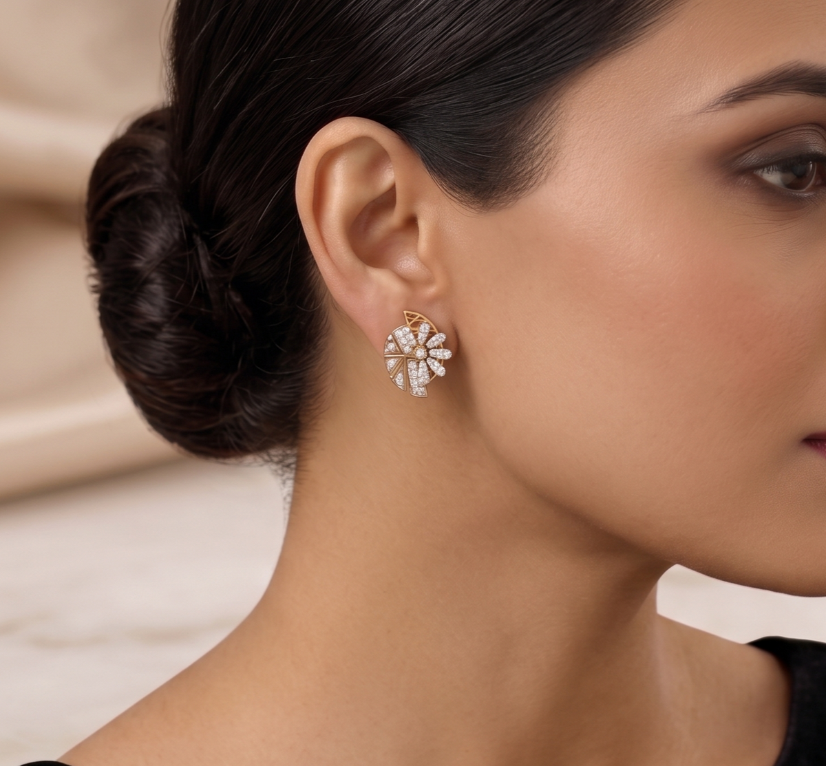 The Silver Nautilus Shell Earrings