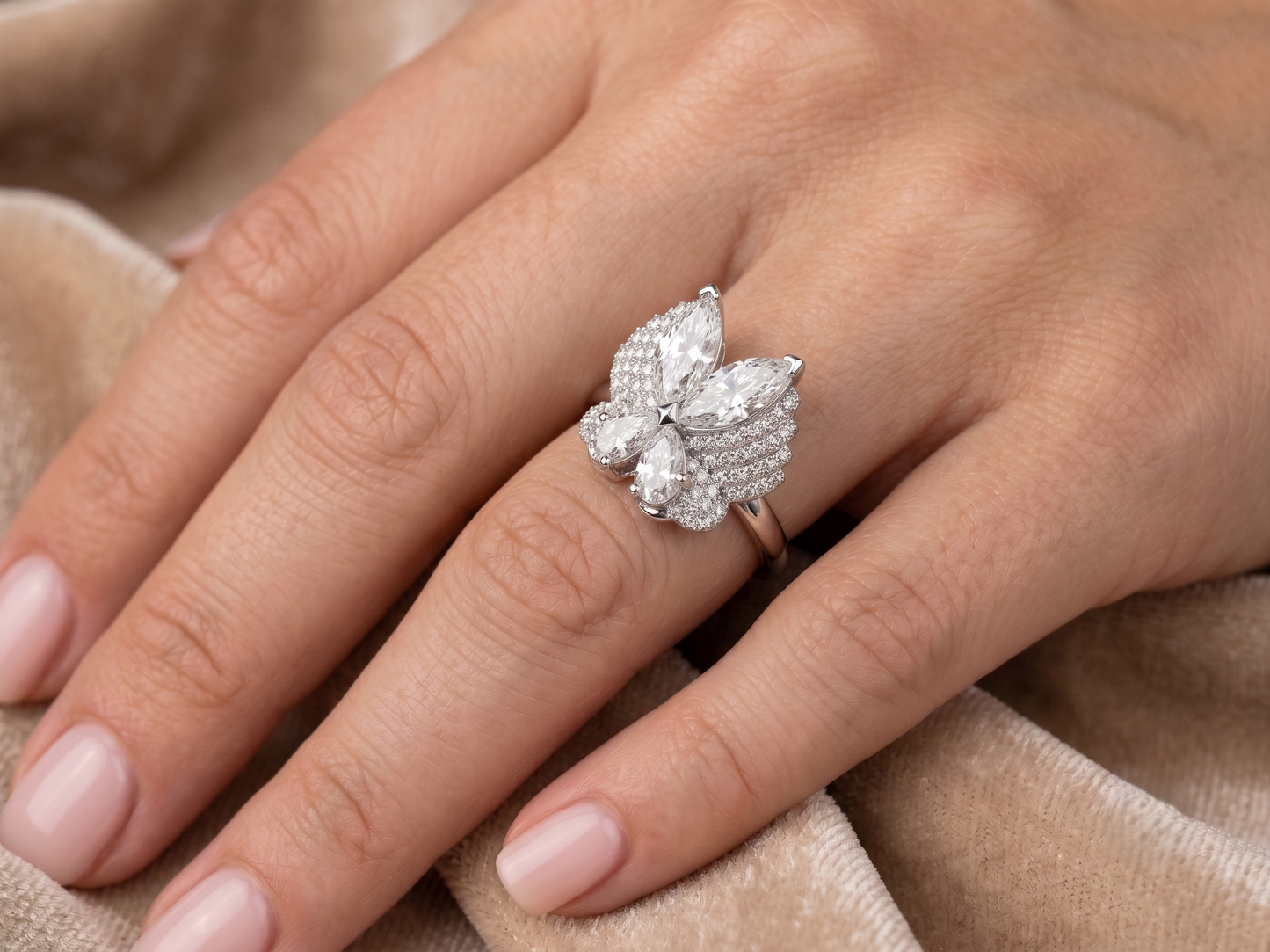 The Butterfly 925 Silver Ring