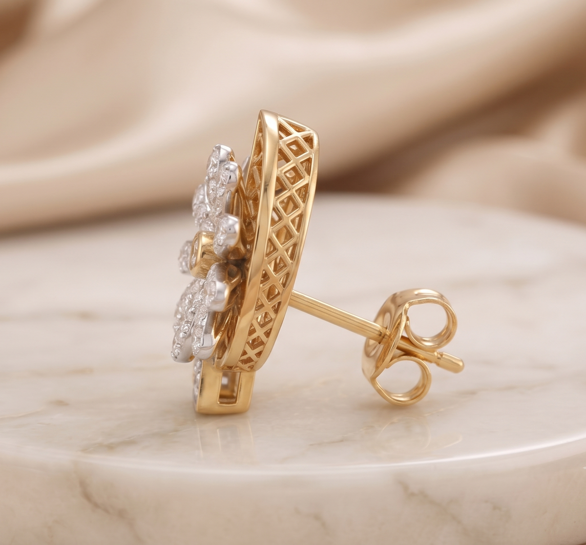 The Silver Nautilus Shell Earrings