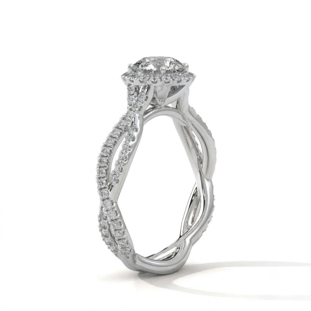 Brilliant Celestial Crown Ring in Sterling Silver