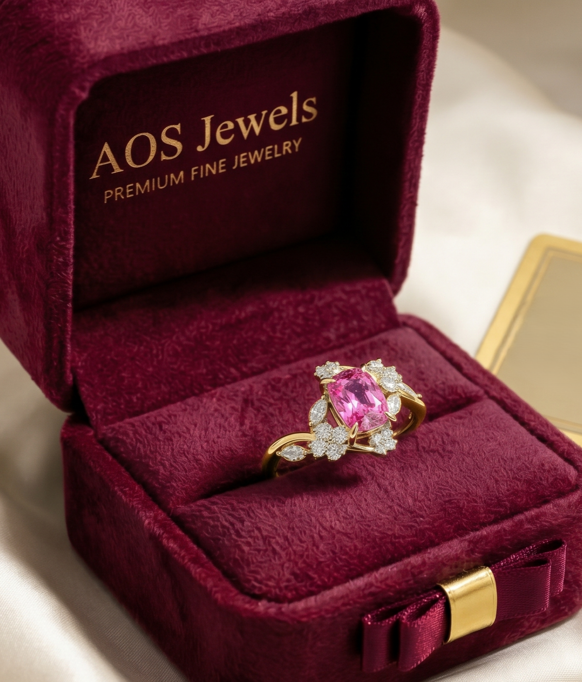 The Silver Fuchsia Garden Ring