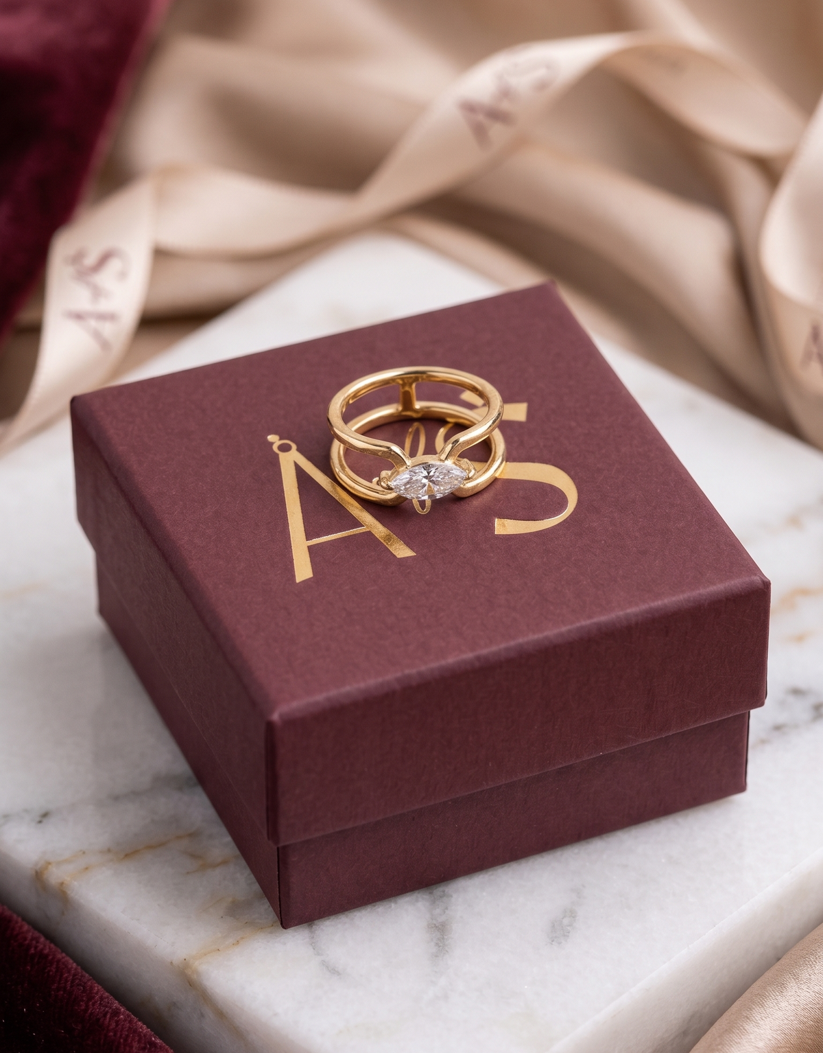 The "Nova" Double Band Silver Ring
