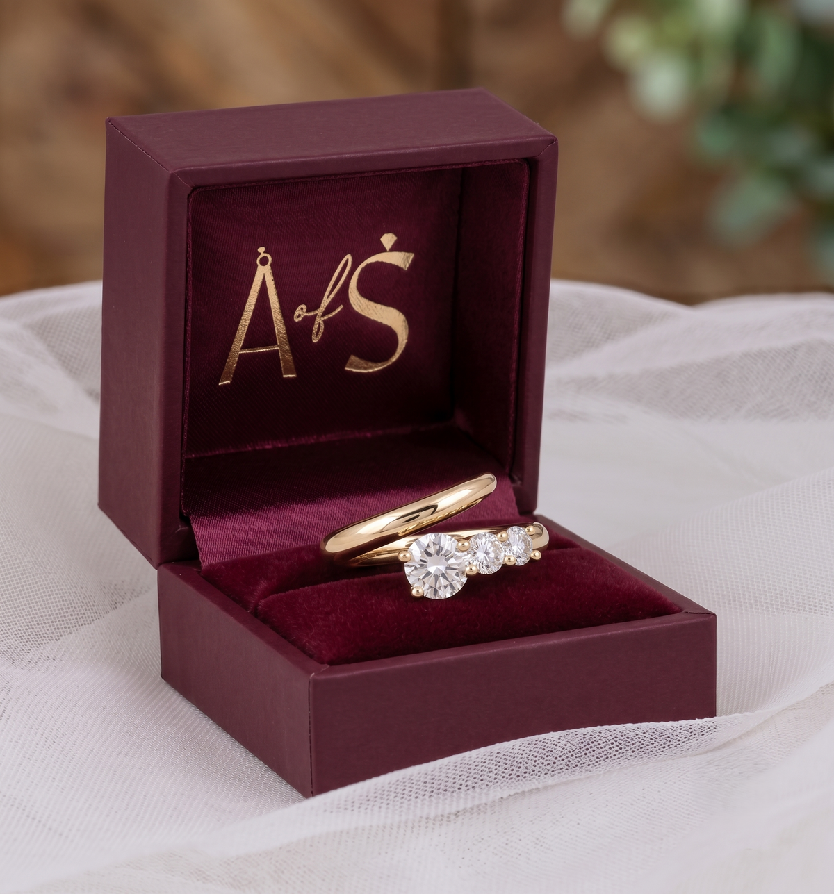 The Asymmetric Trio Wrap Silver Ring
