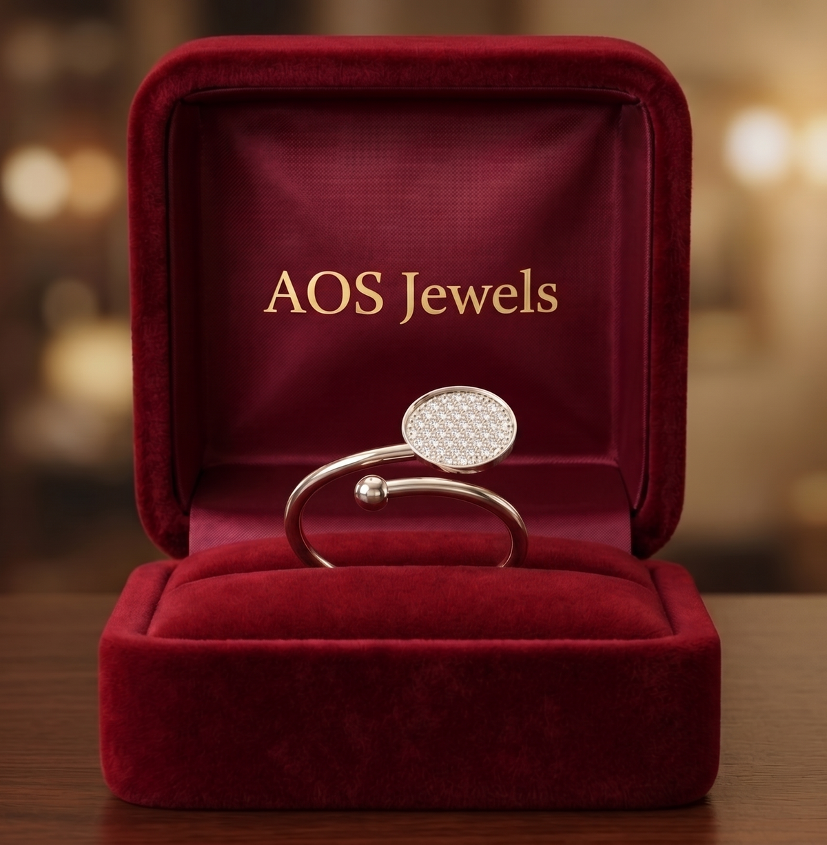 The Sterling Harmony Disc Silver Ring