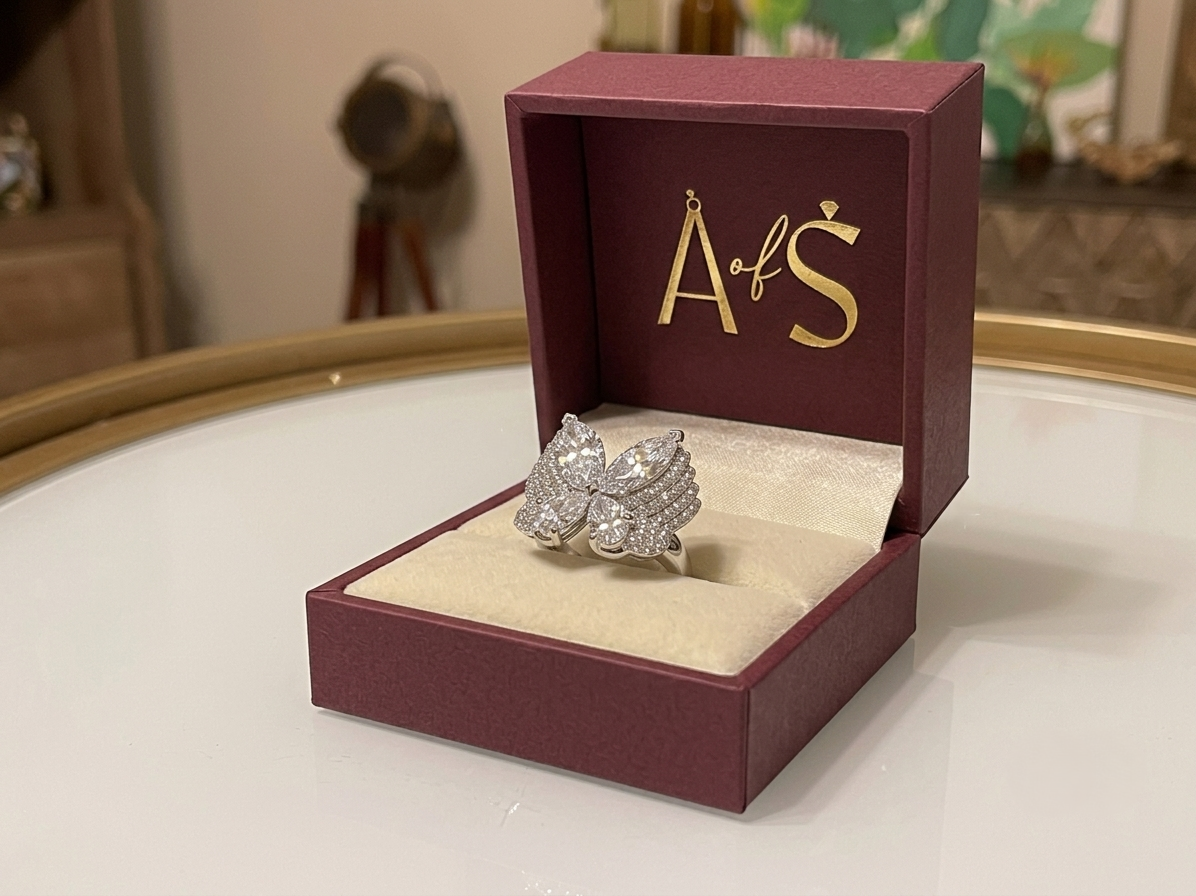 The Butterfly 925 Silver Ring