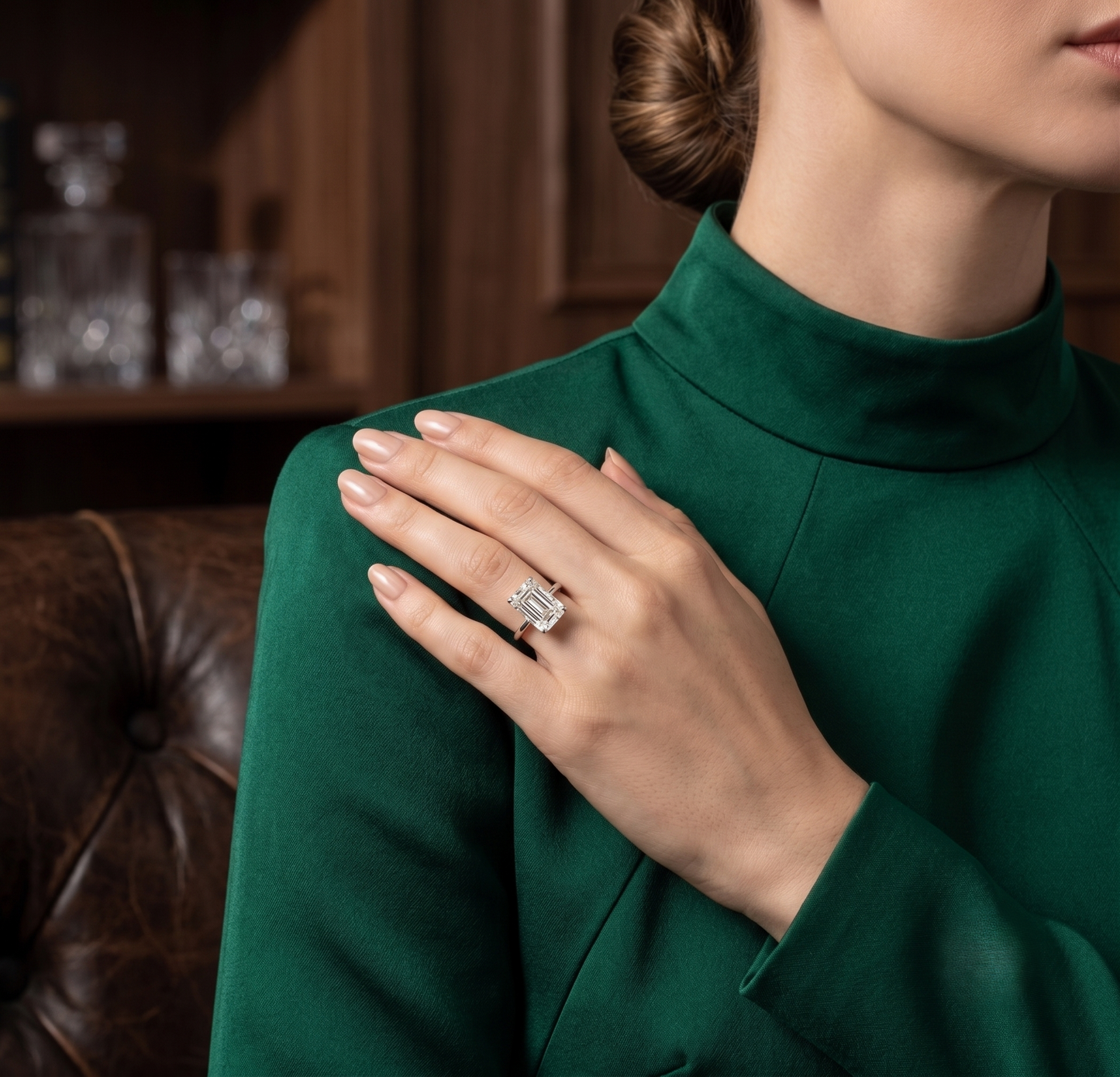 The Sovereign Emerald Cut Ring