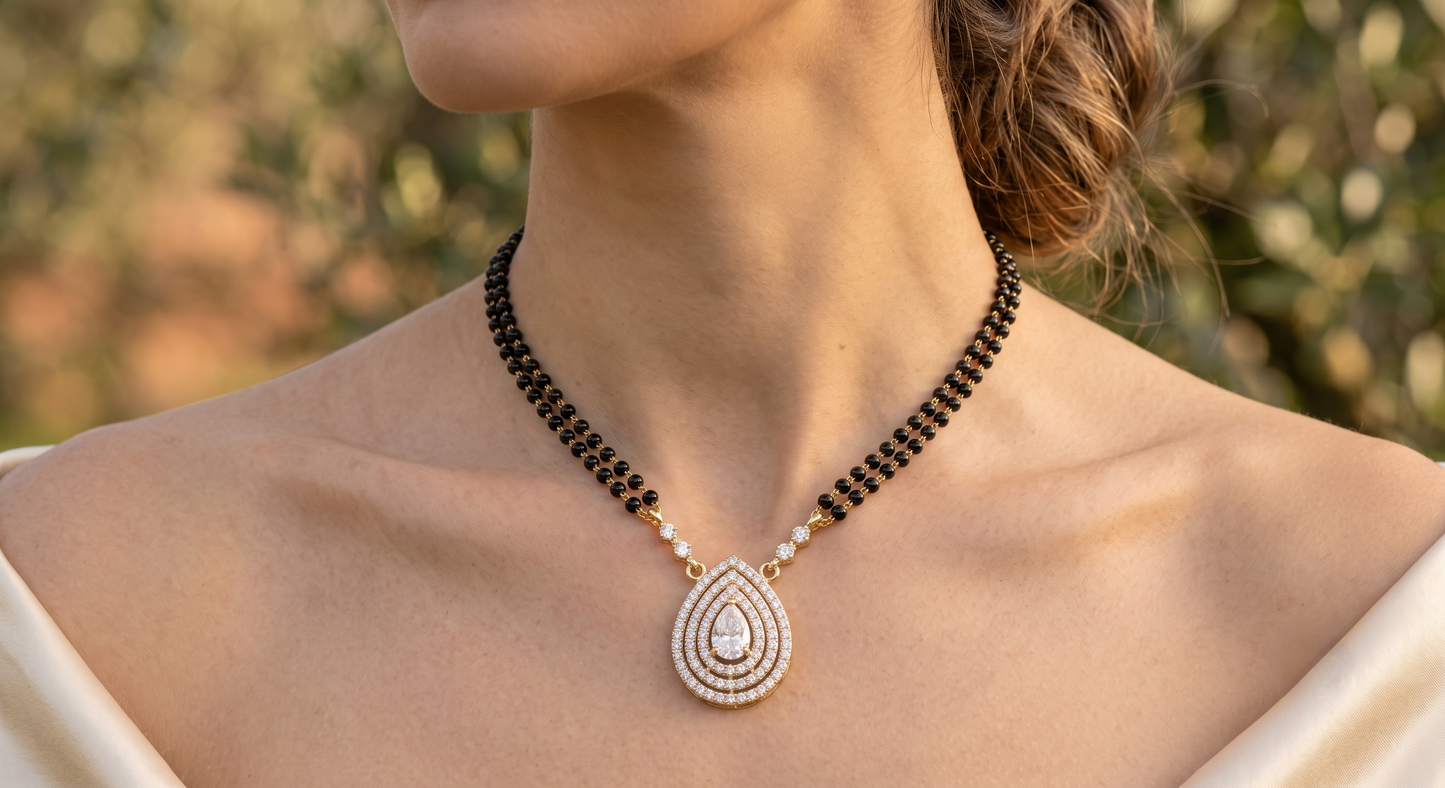 The Uniqe 925 Silver Mangalsutra